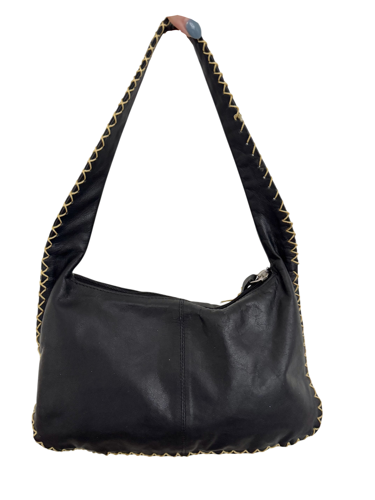 Vintage Retro Exposed Stitch Purse