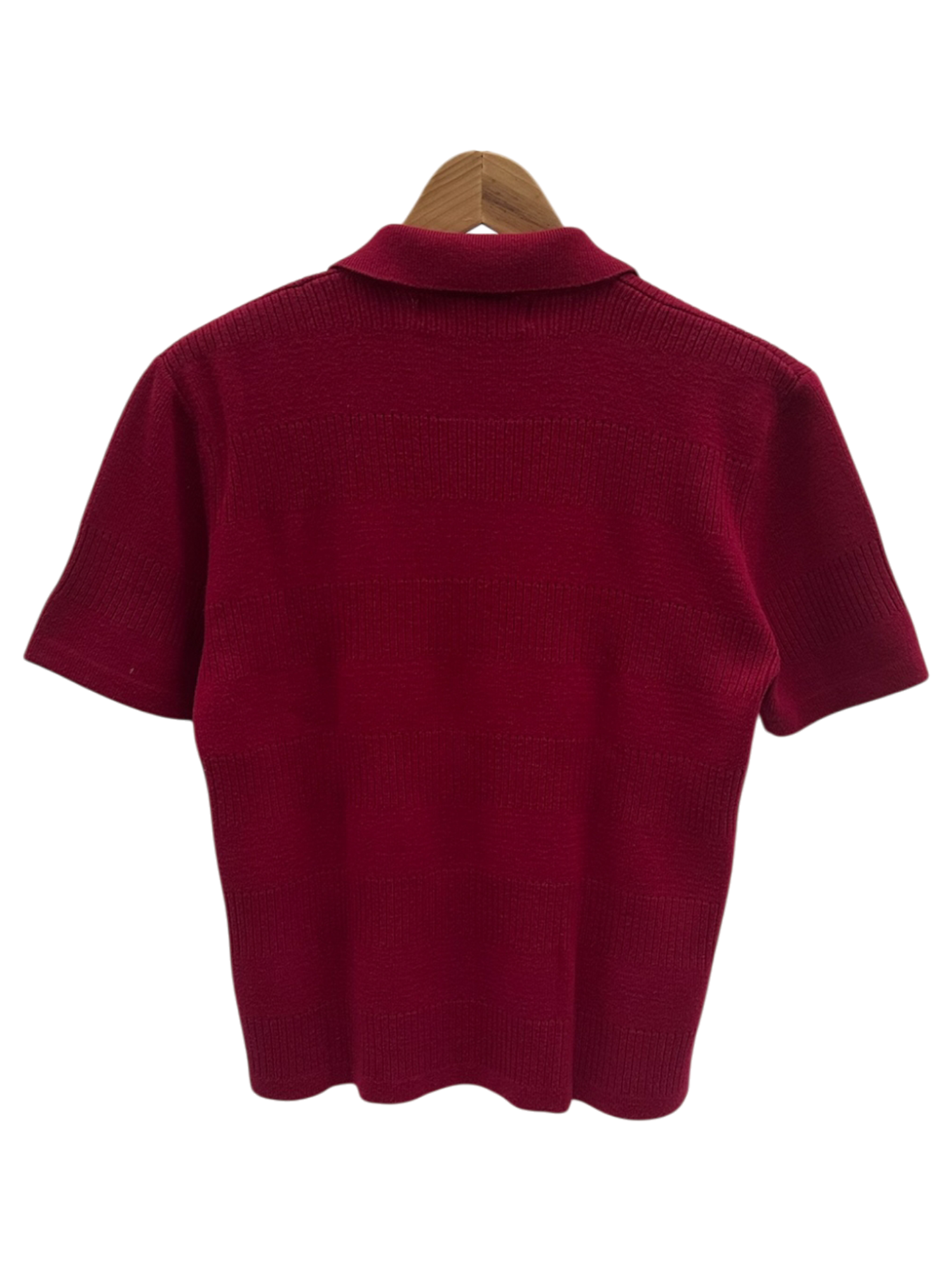 Vintage 90s Cherry Ribbed Short Sleeve (S/M)