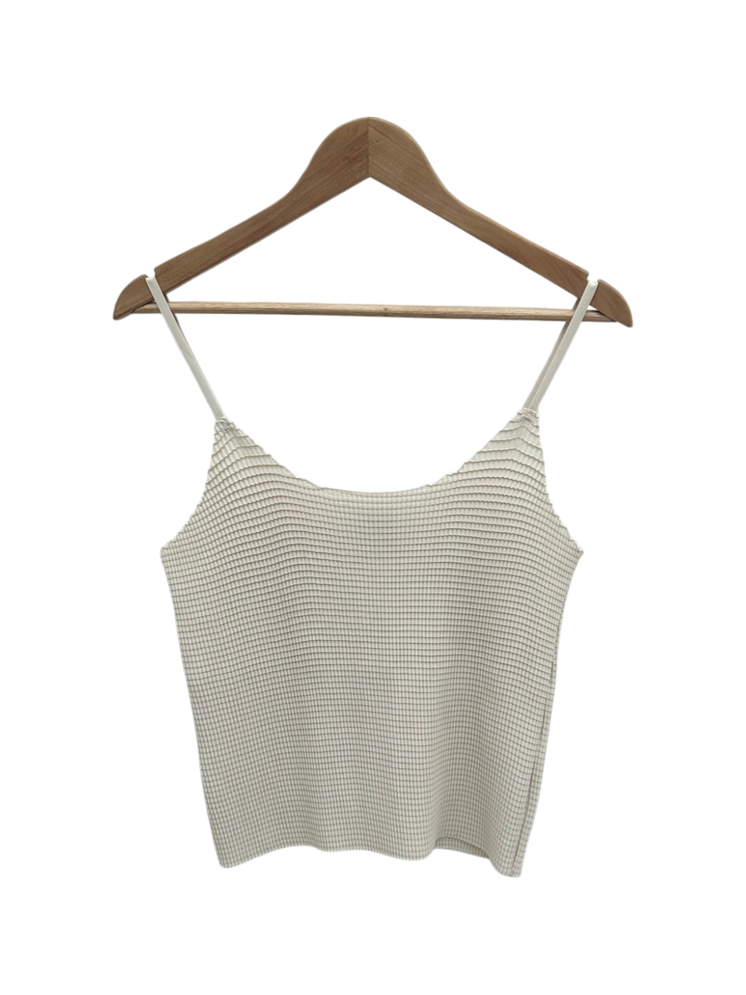 Vintage 90s Slinky Mother of Pearl Crinkle Cami (M)
