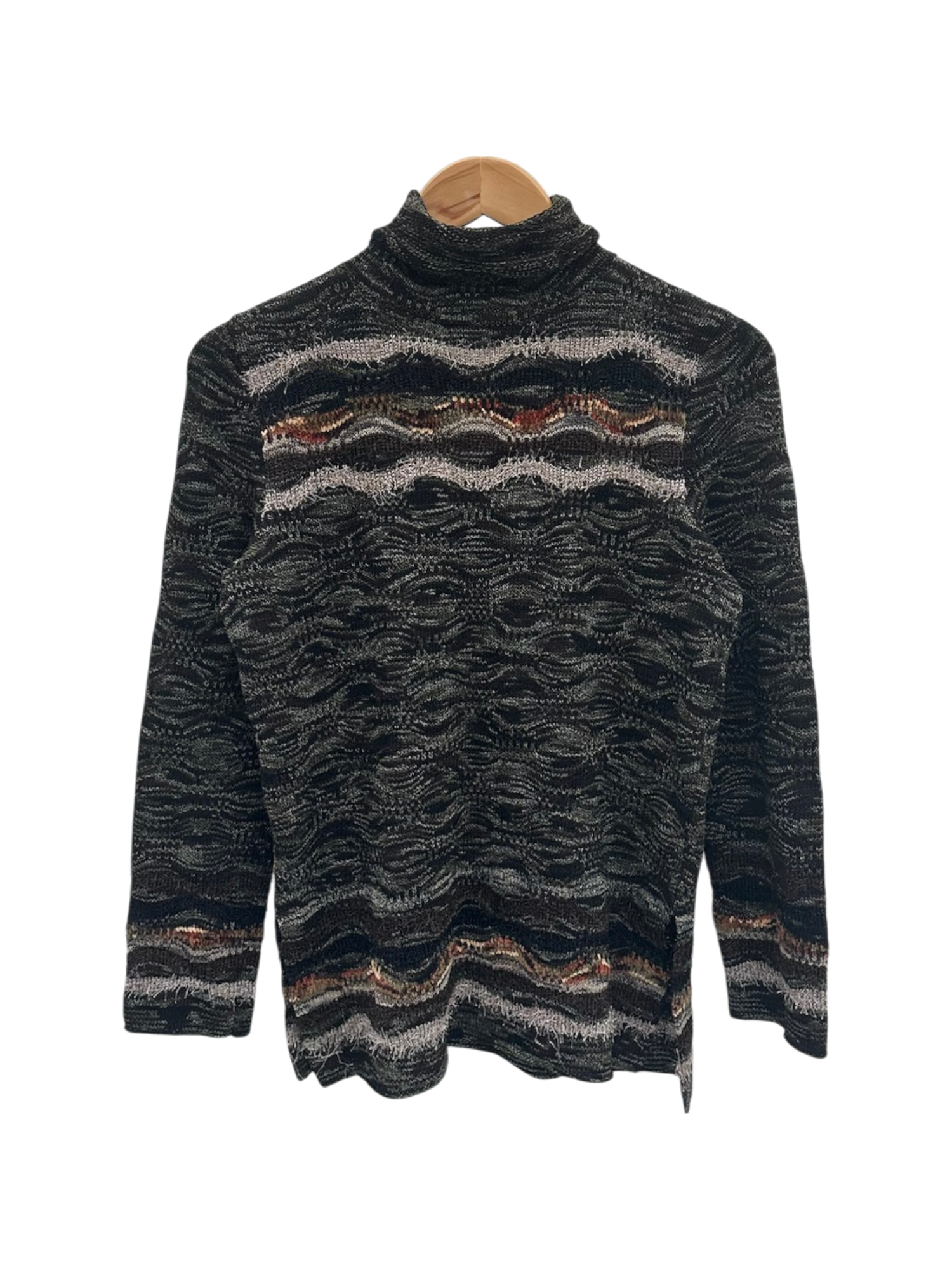 Vintage 90s Cozy Boho Indie Turtleneck (M)