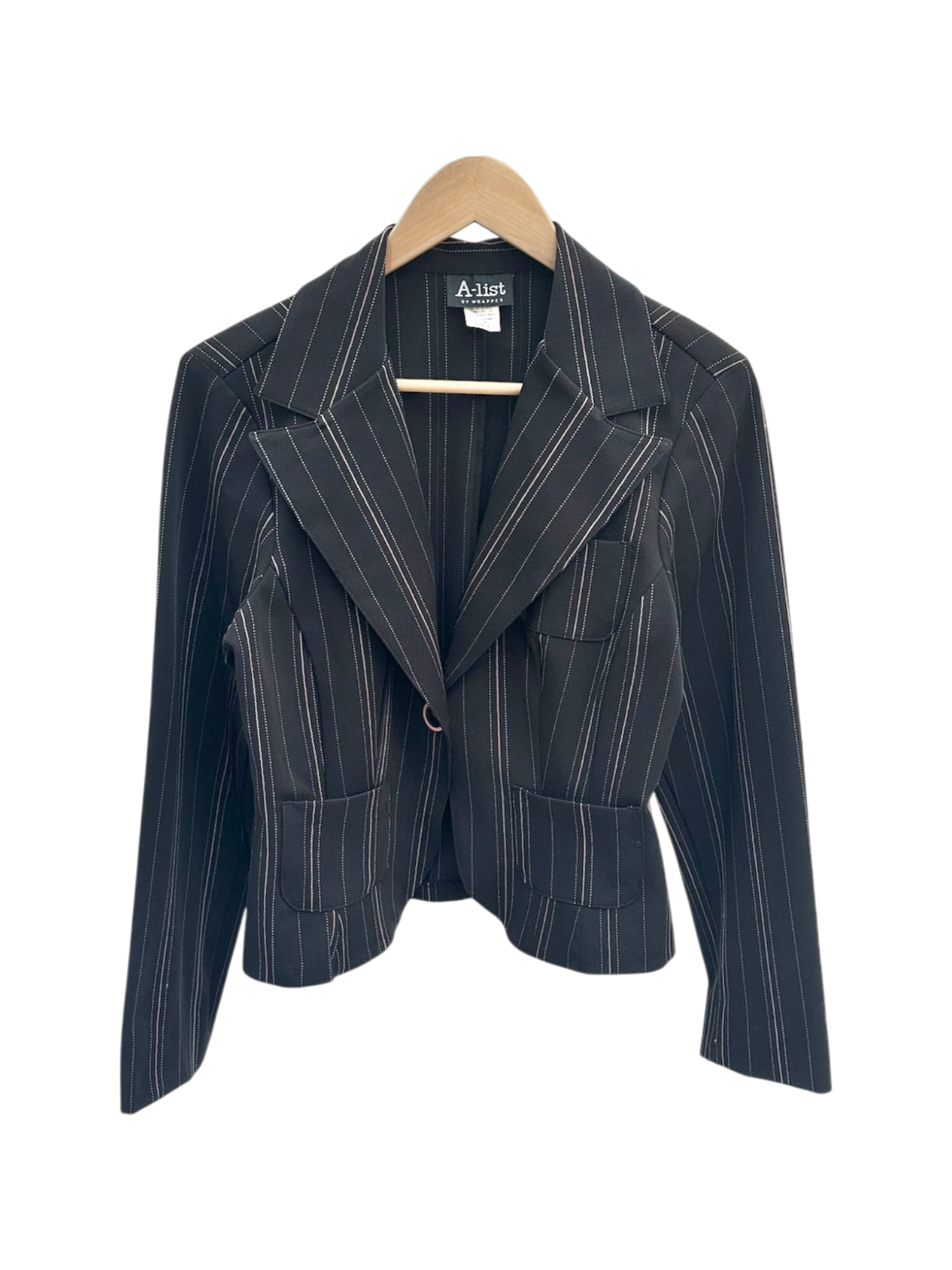Vintage 90s Retro Stiped Blazer (S)