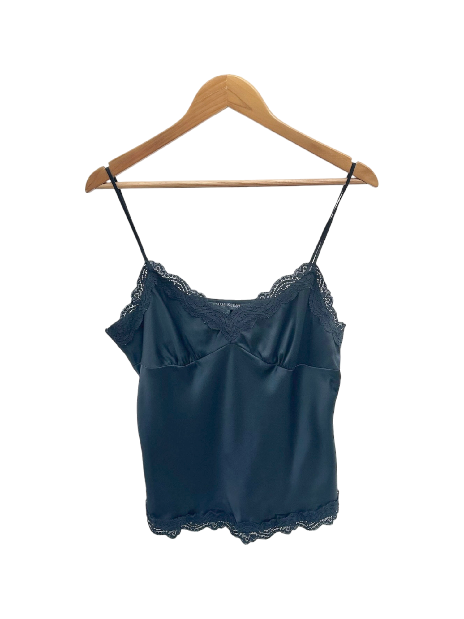 Vintage 90s Dainty Silk Lace Cami (L)