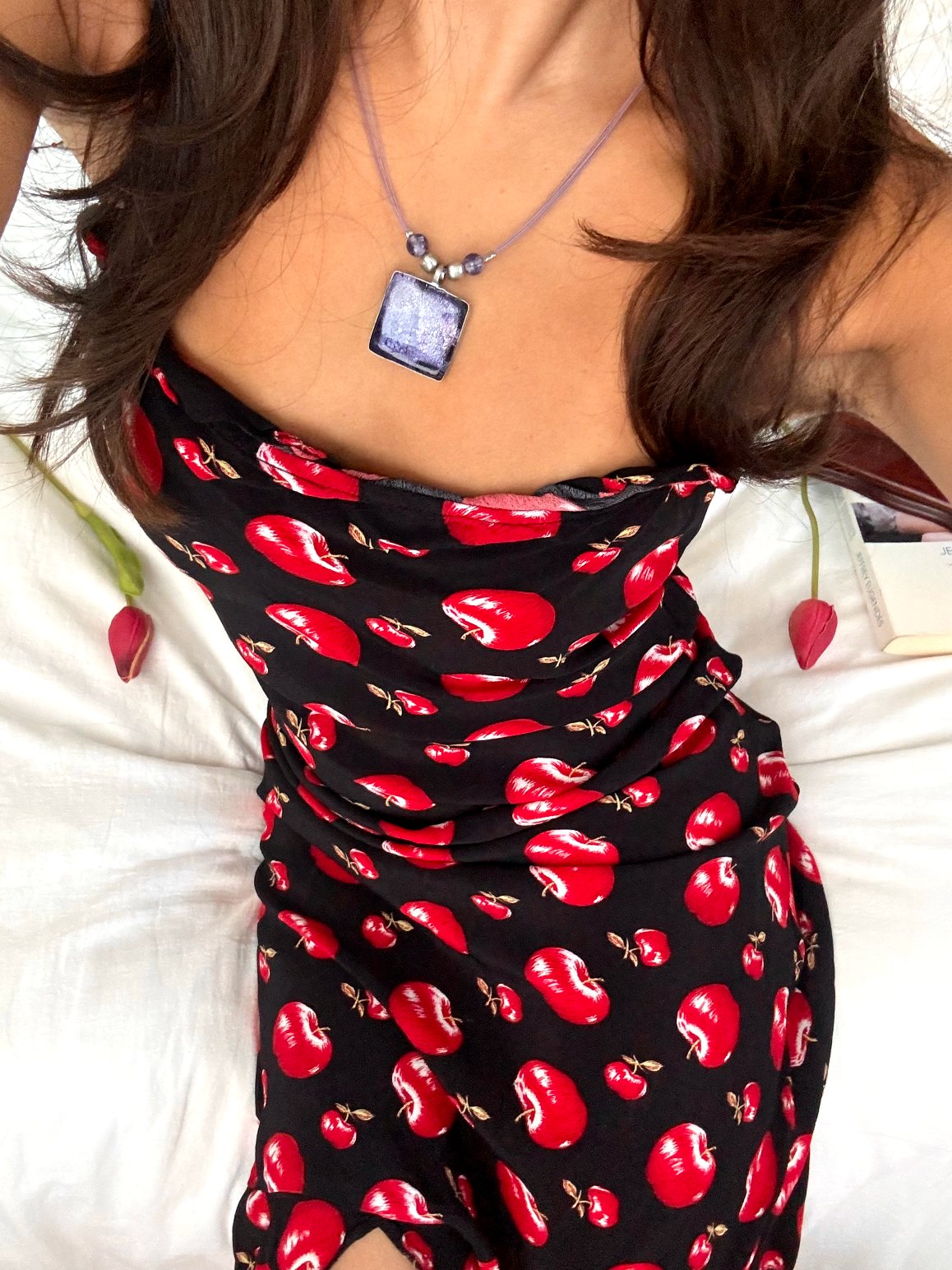 Vintage Amethyst Wisteria Necklace