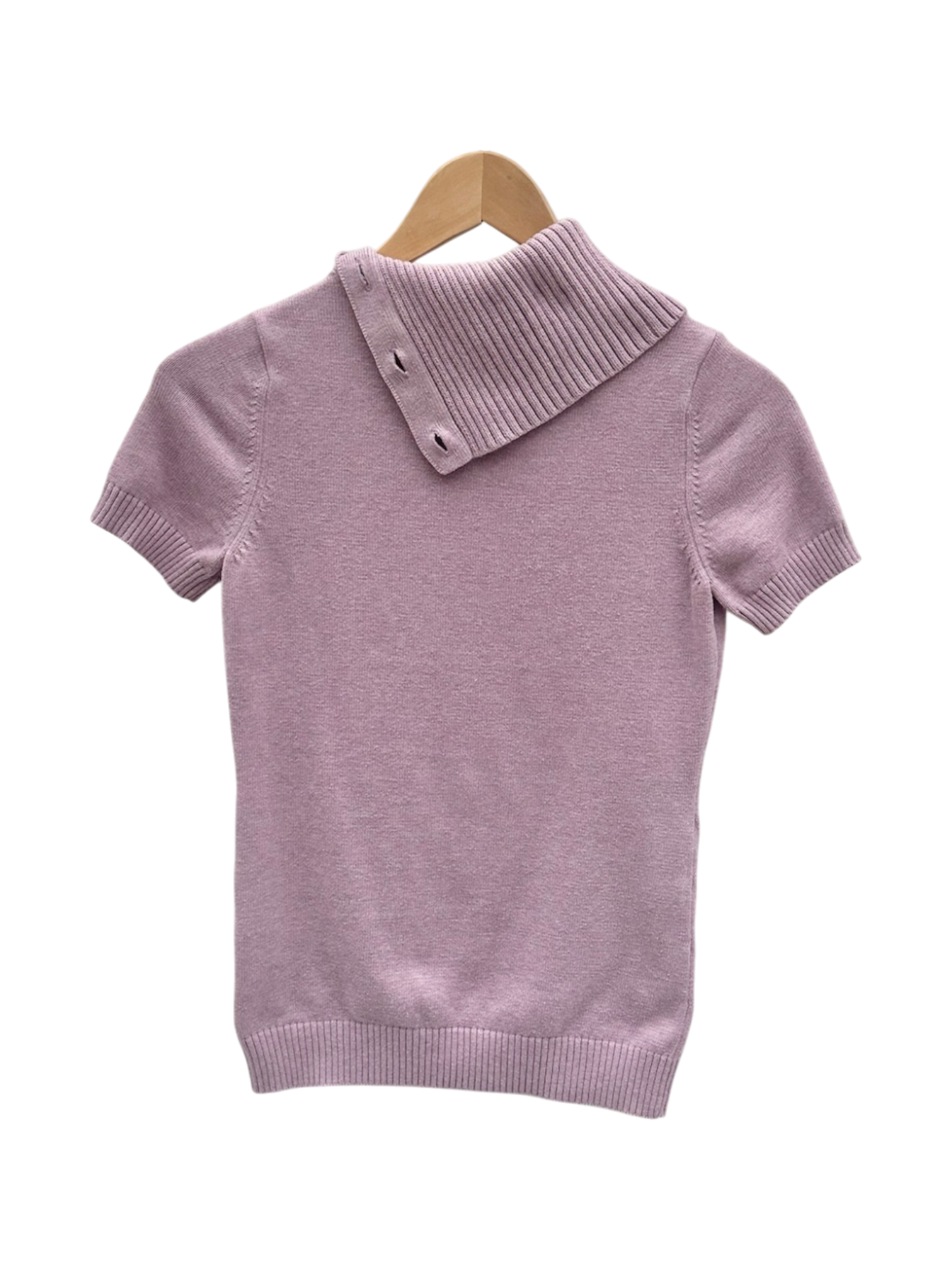 Vintage 90s Asymmetrical Mock Neck Knit (S)