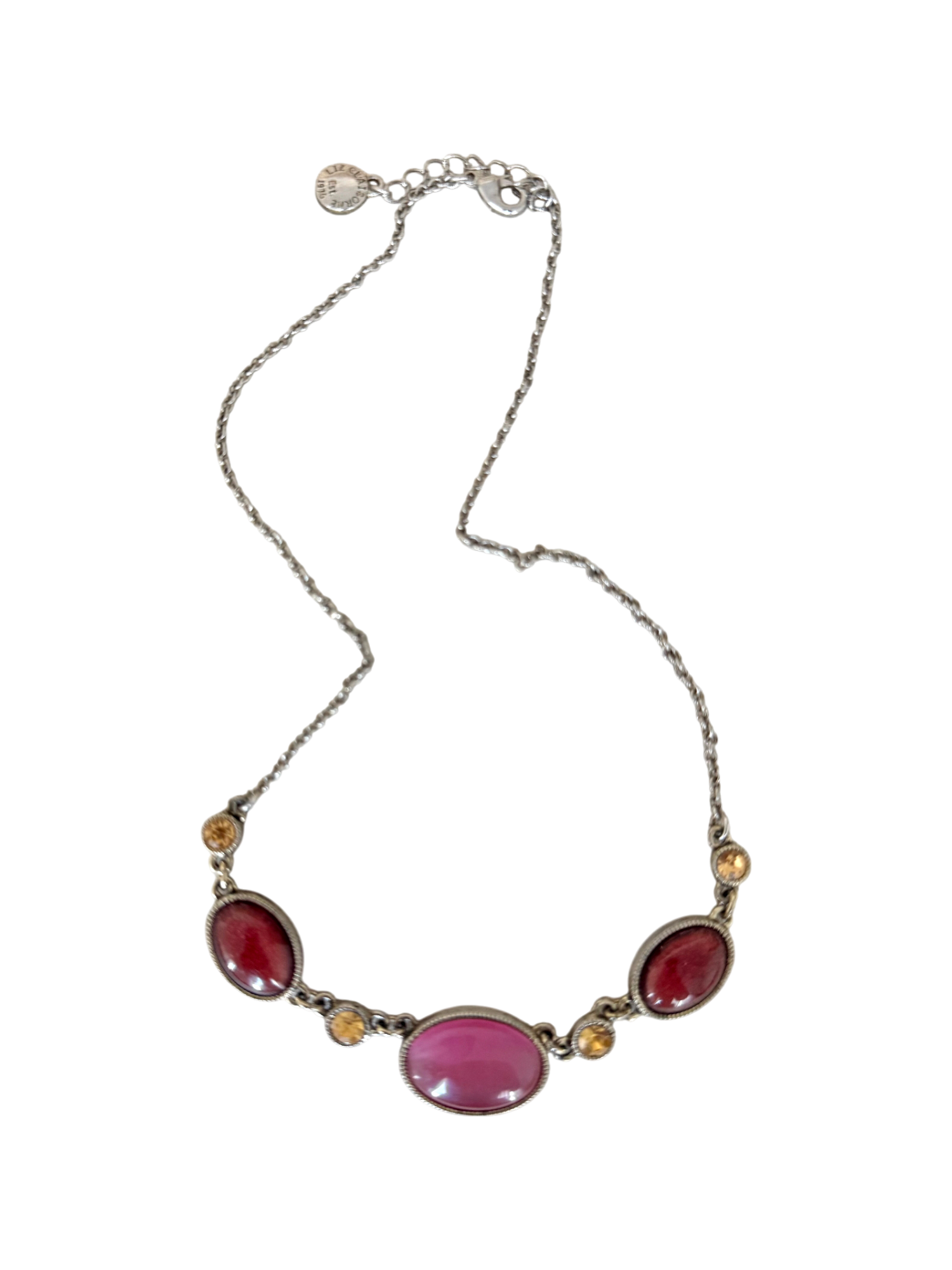 Vintage Petal Jewel Bloom Necklace