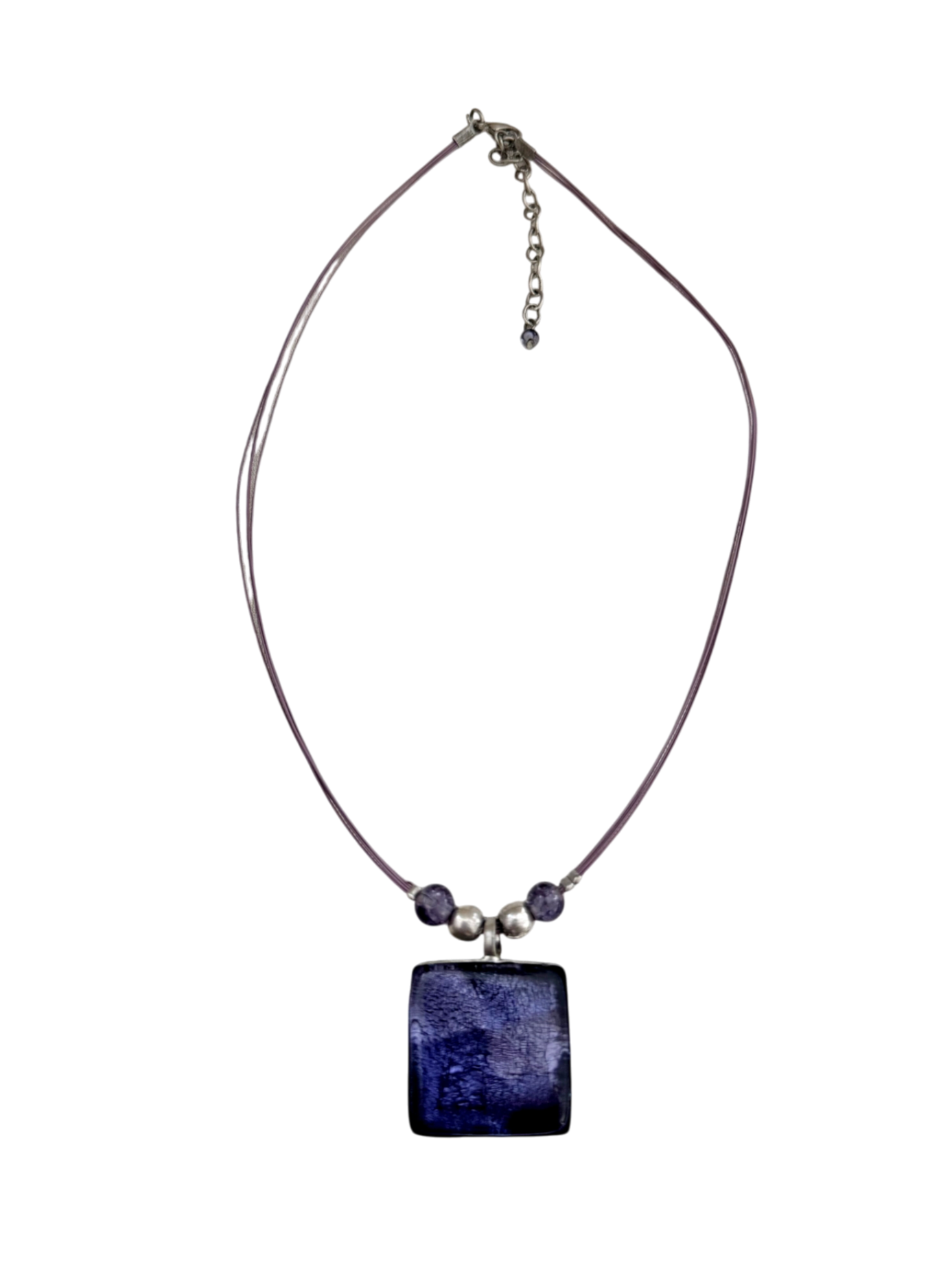 Vintage Amethyst Wisteria Necklace