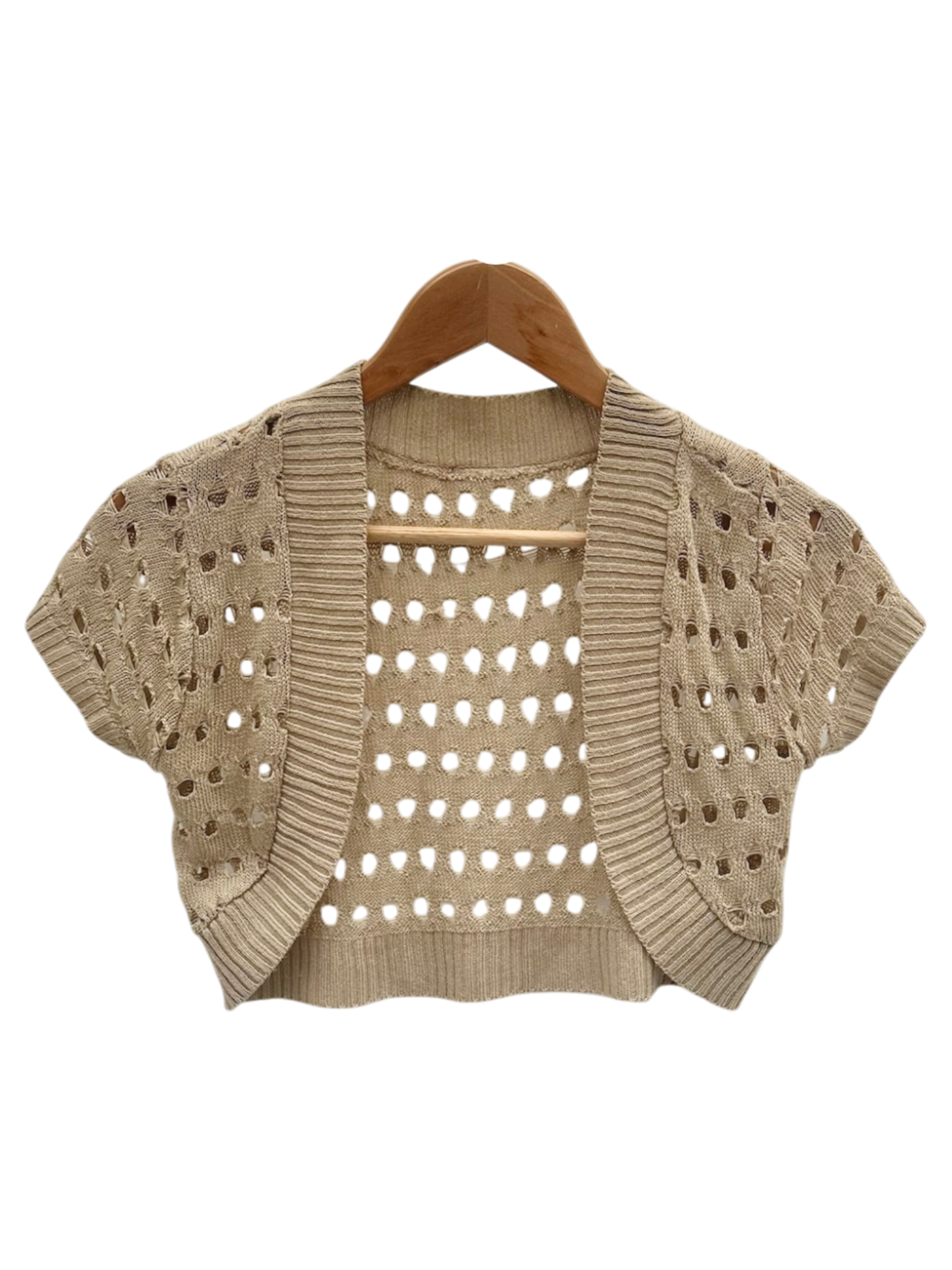 Vintage 90s Dainty Knit Bolero (S/M)