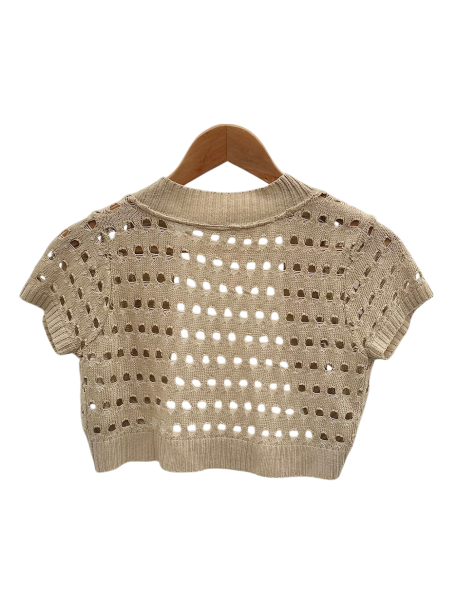 Vintage 90s Dainty Knit Bolero (S/M)