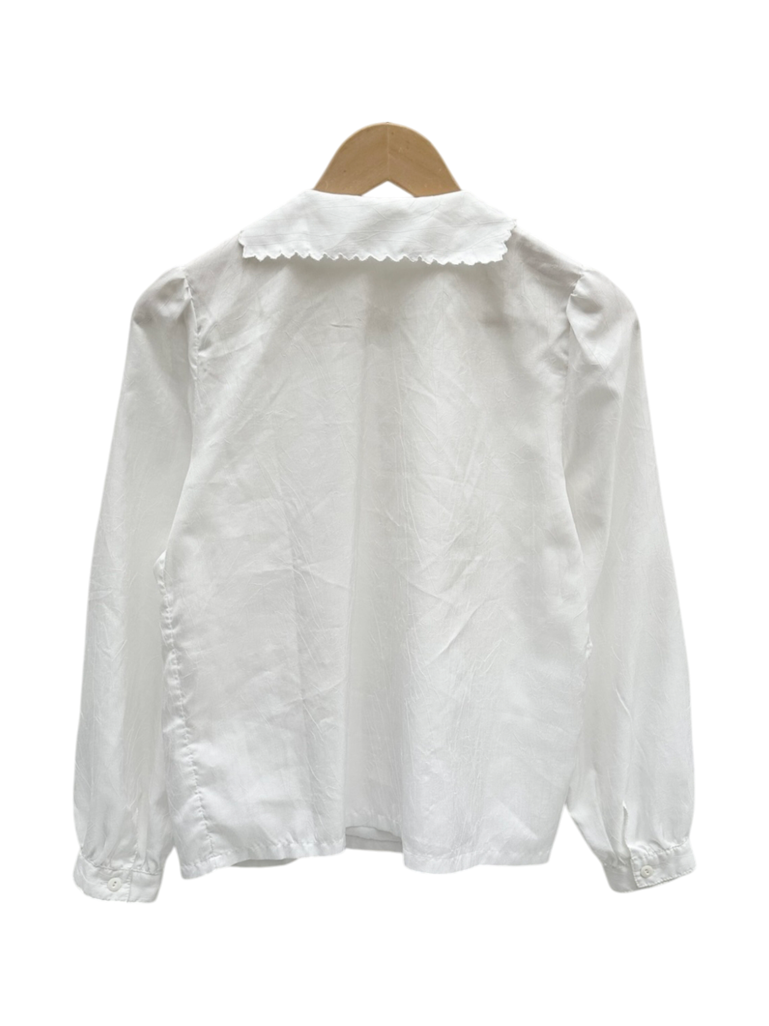 Vintage 80s Dainty Poet Lace Blouse (M)