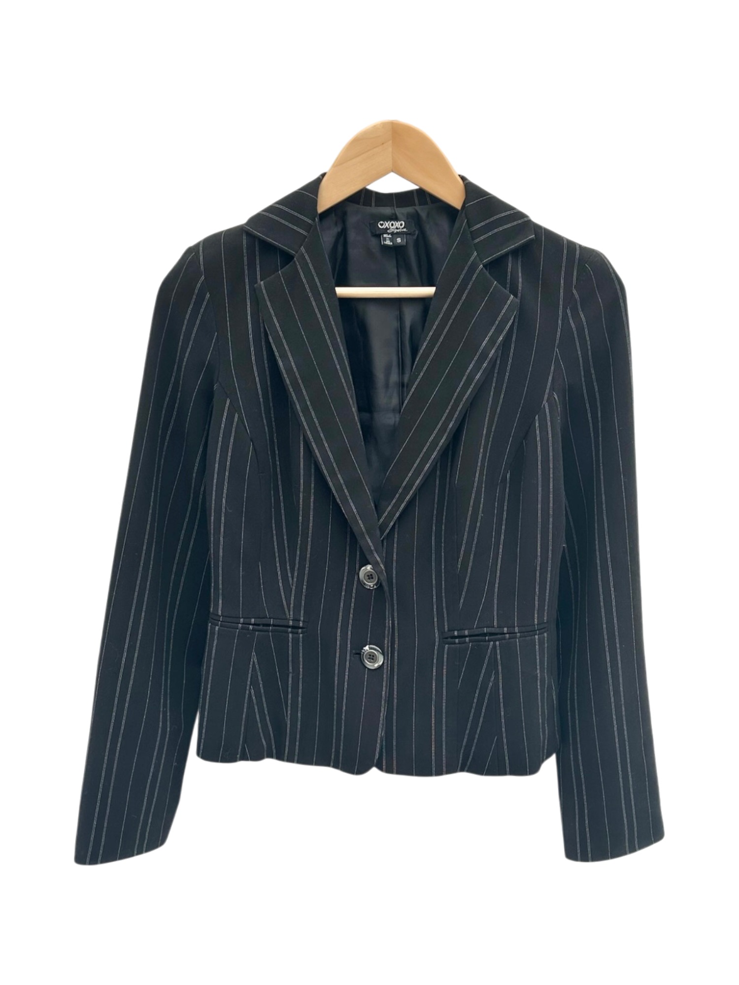 Vintage Y2K Classic Striped Blazer (S)