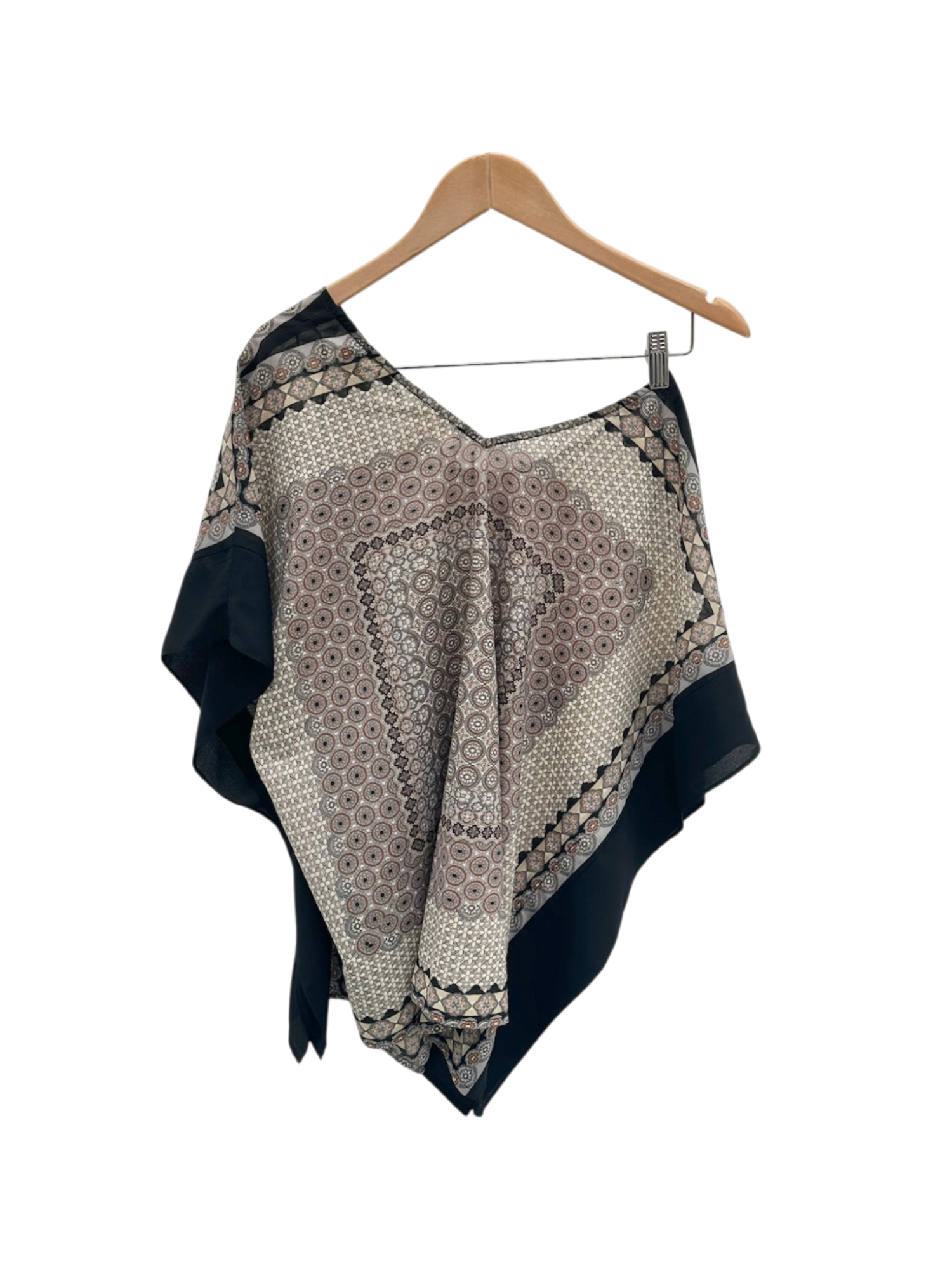 Vintage Y2K Retro Poncho Top (one size)