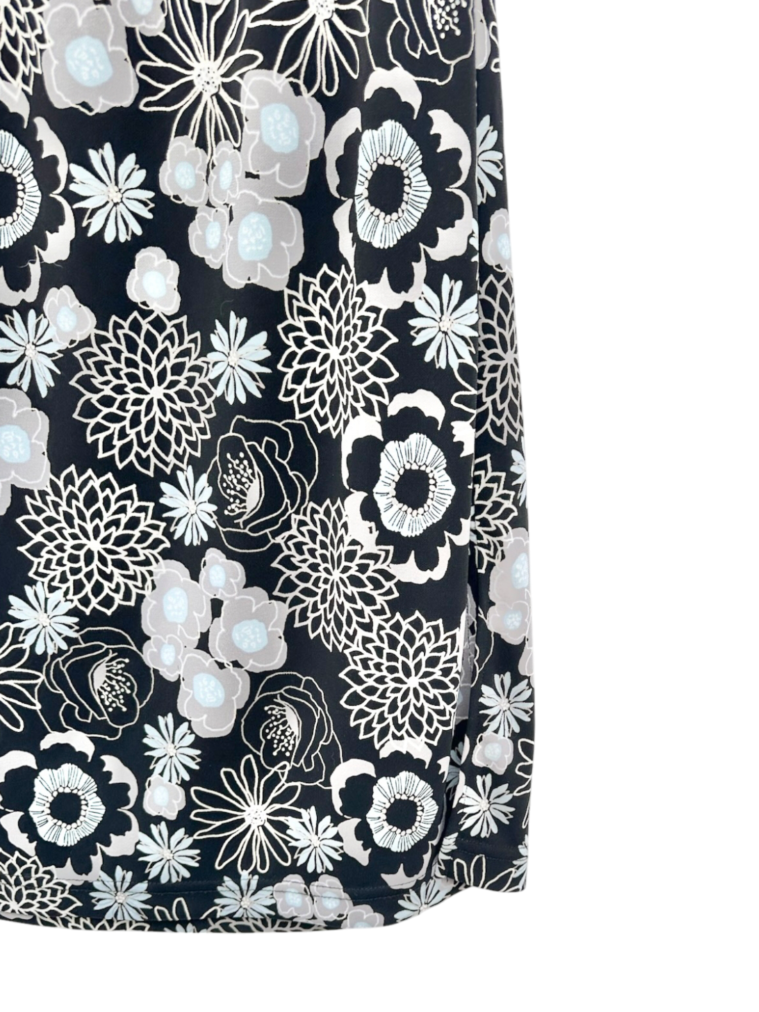 Vintage 90s Flower Power Midi Skirt (S)