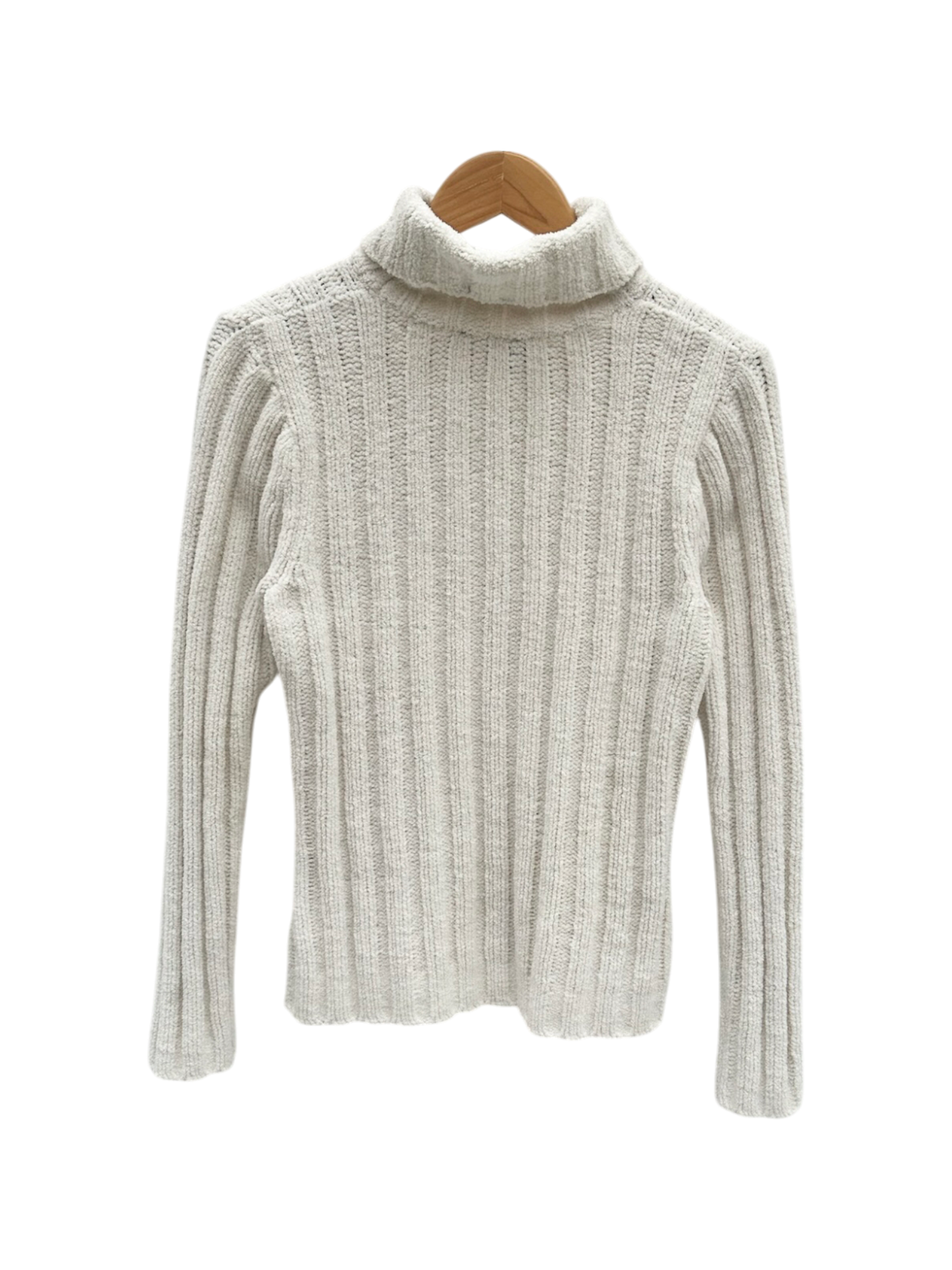 Vintage 90s Cozy Ribbed Ivory Knit (M/L)