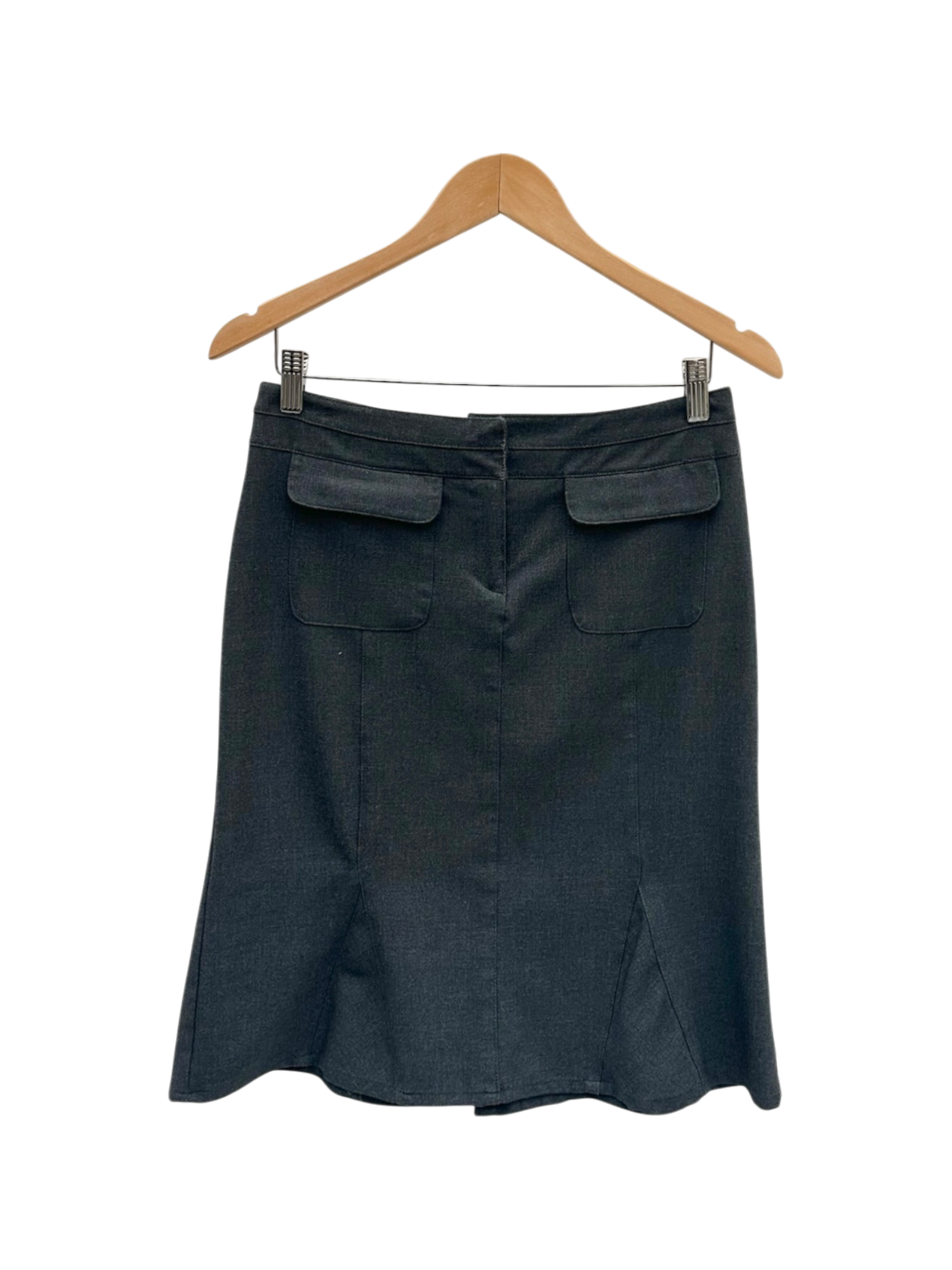 Vintage 90s Pocket Low Waist Suit Skirt (S/M)