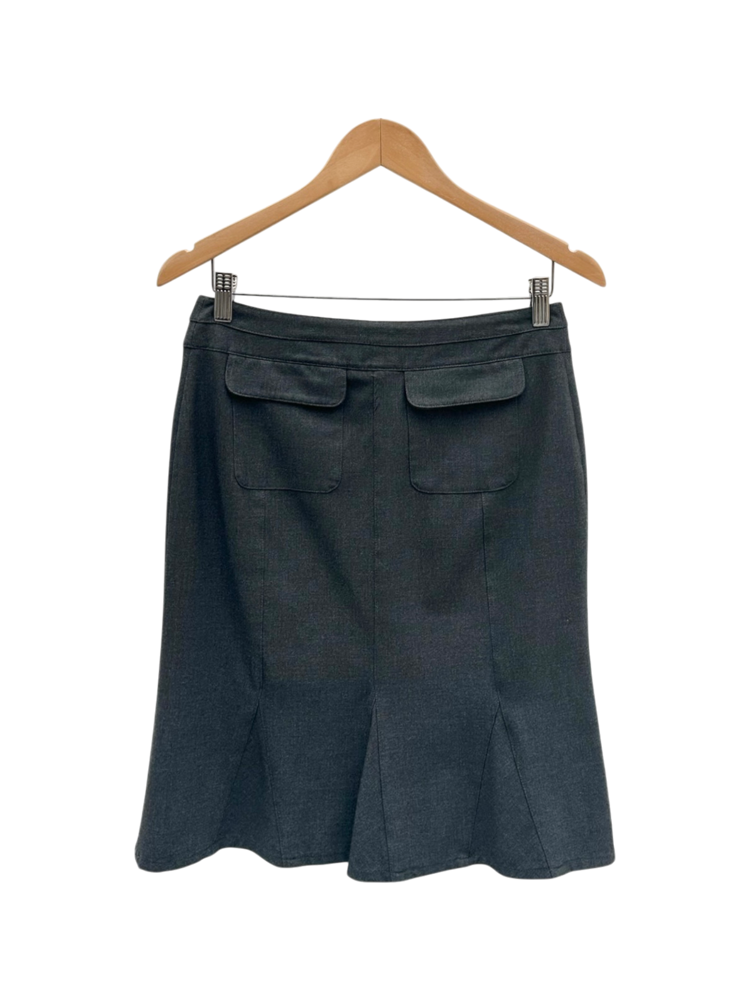 Vintage 90s Pocket Low Waist Suit Skirt (S/M)