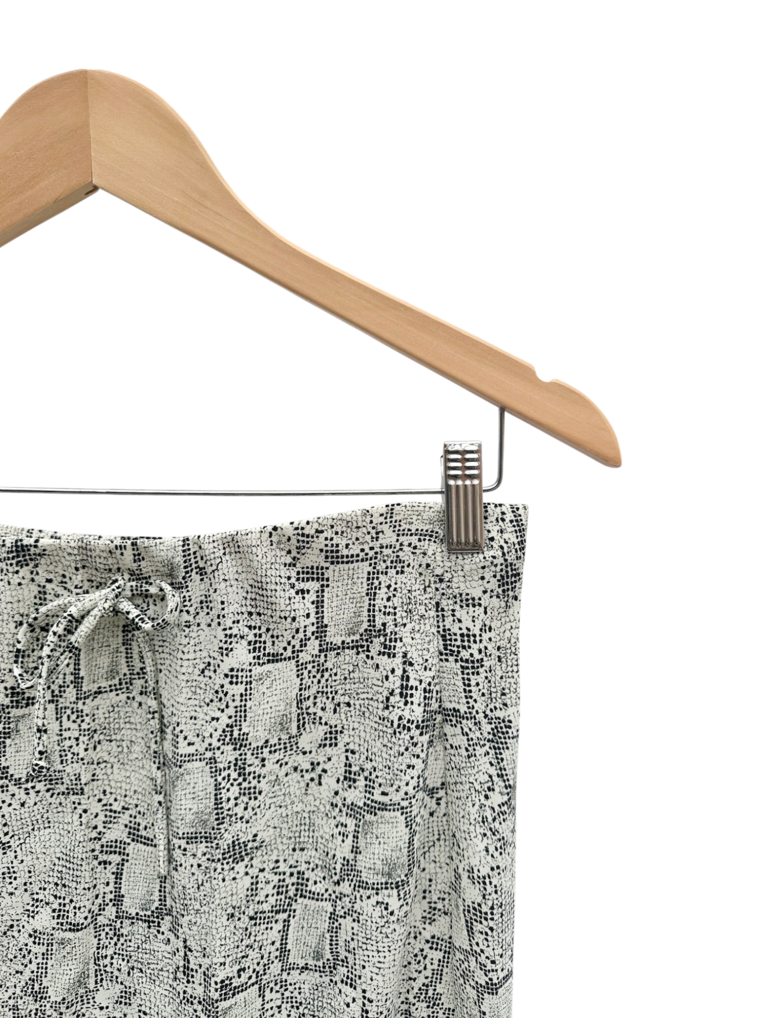 Vintage 90s Retro Mosaic Tile Midi Skirt (S/M)