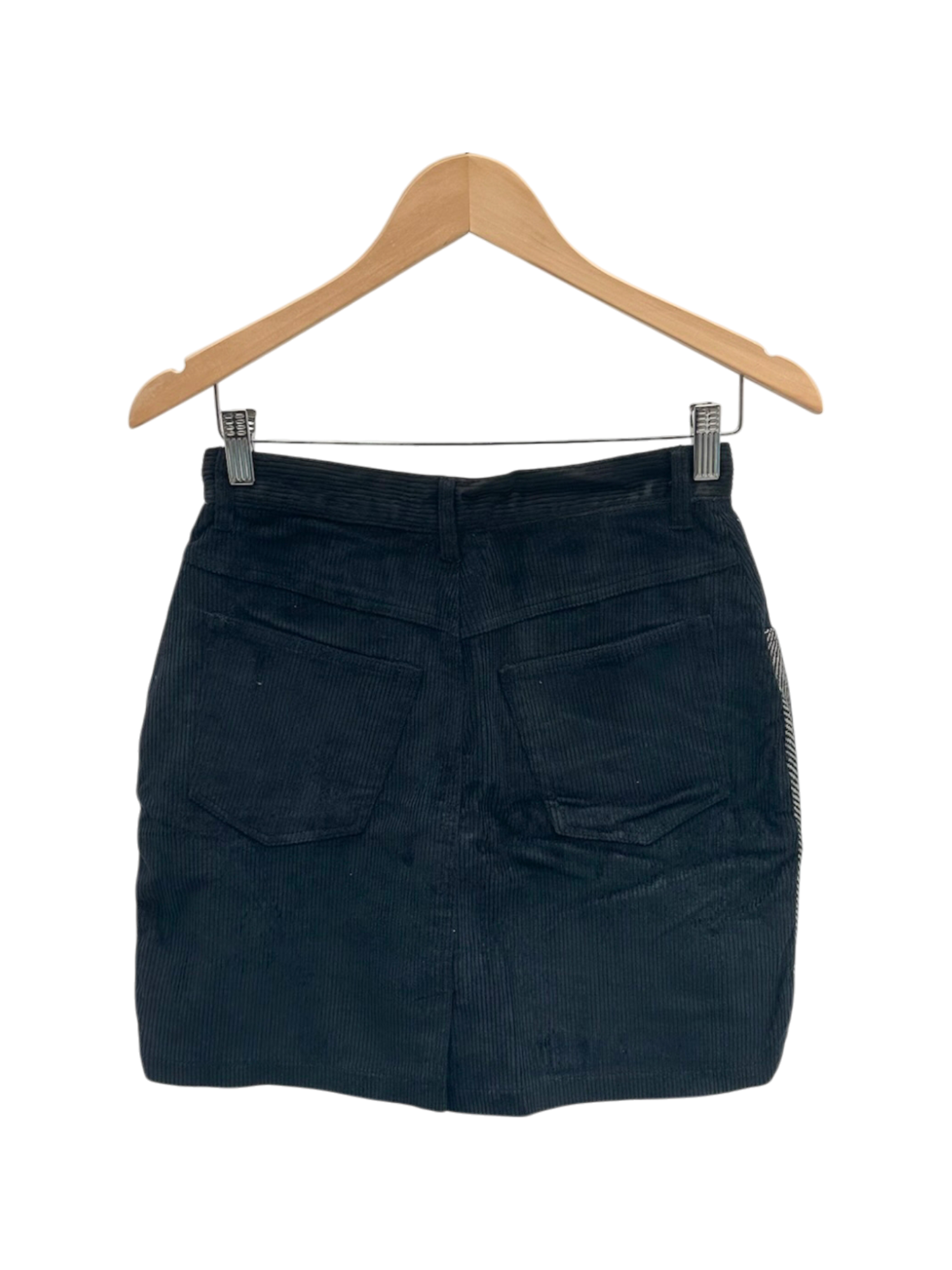Vintage 90s Colorblock Corduroy Mini Skirt (M)