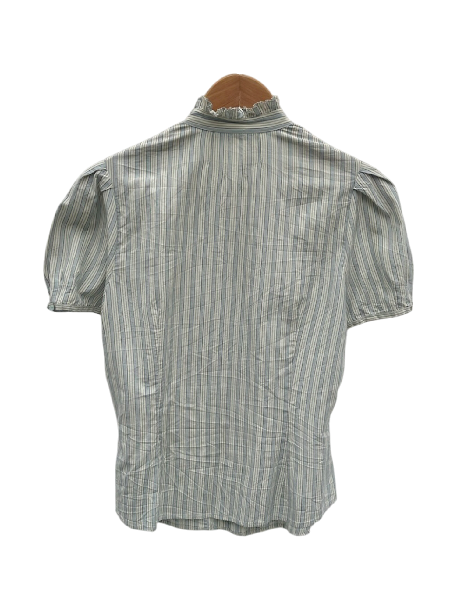 Vintage 90s Ralph Lauren Poet Striped Blouse (M)