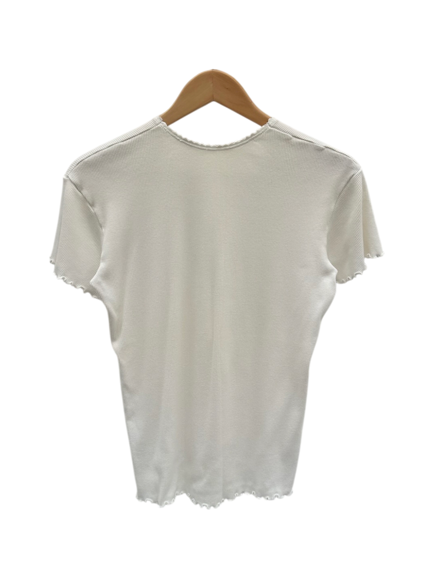 Vintage 90s Floral Embroidered Knit Tee (M)