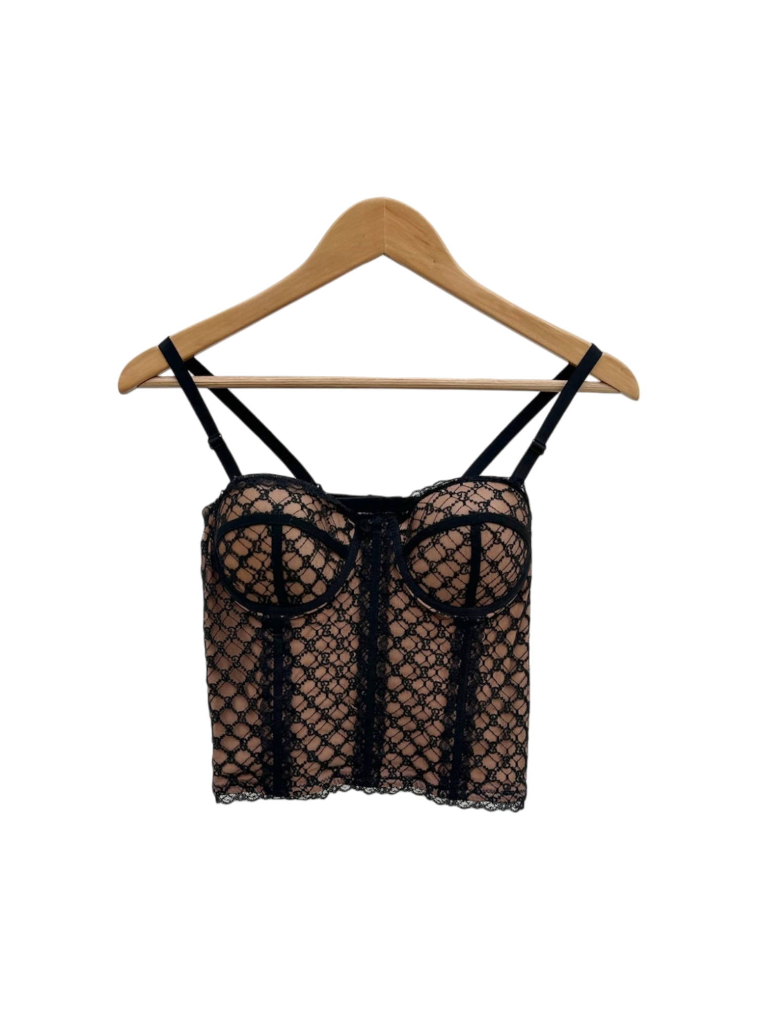 Vintage Retro Dainty Bustier Top (M)