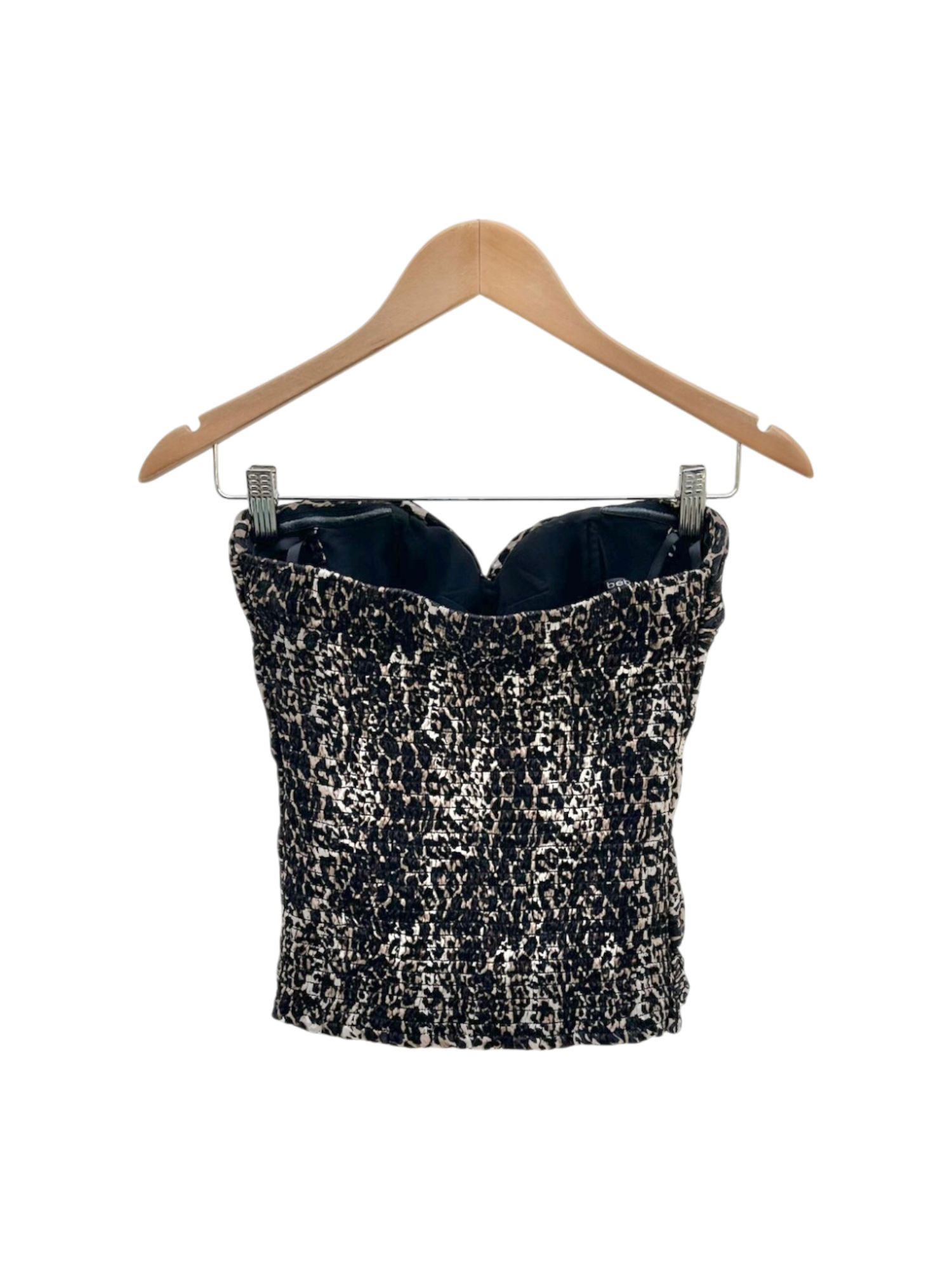 Vintage 90s BEBE Ruched Strapless Top (S)