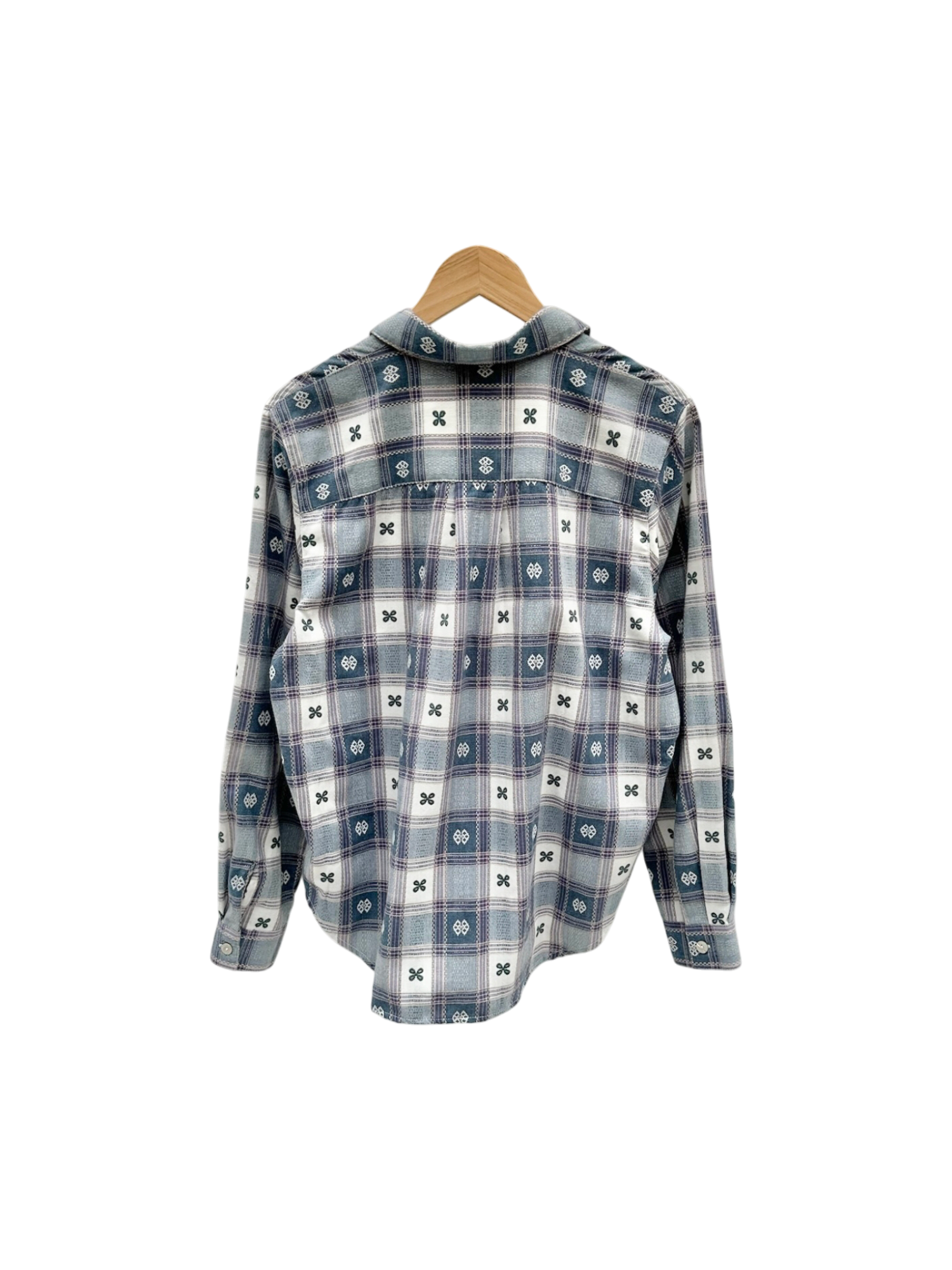 Vintage 90s Retro Cottagecore Button Up (L)