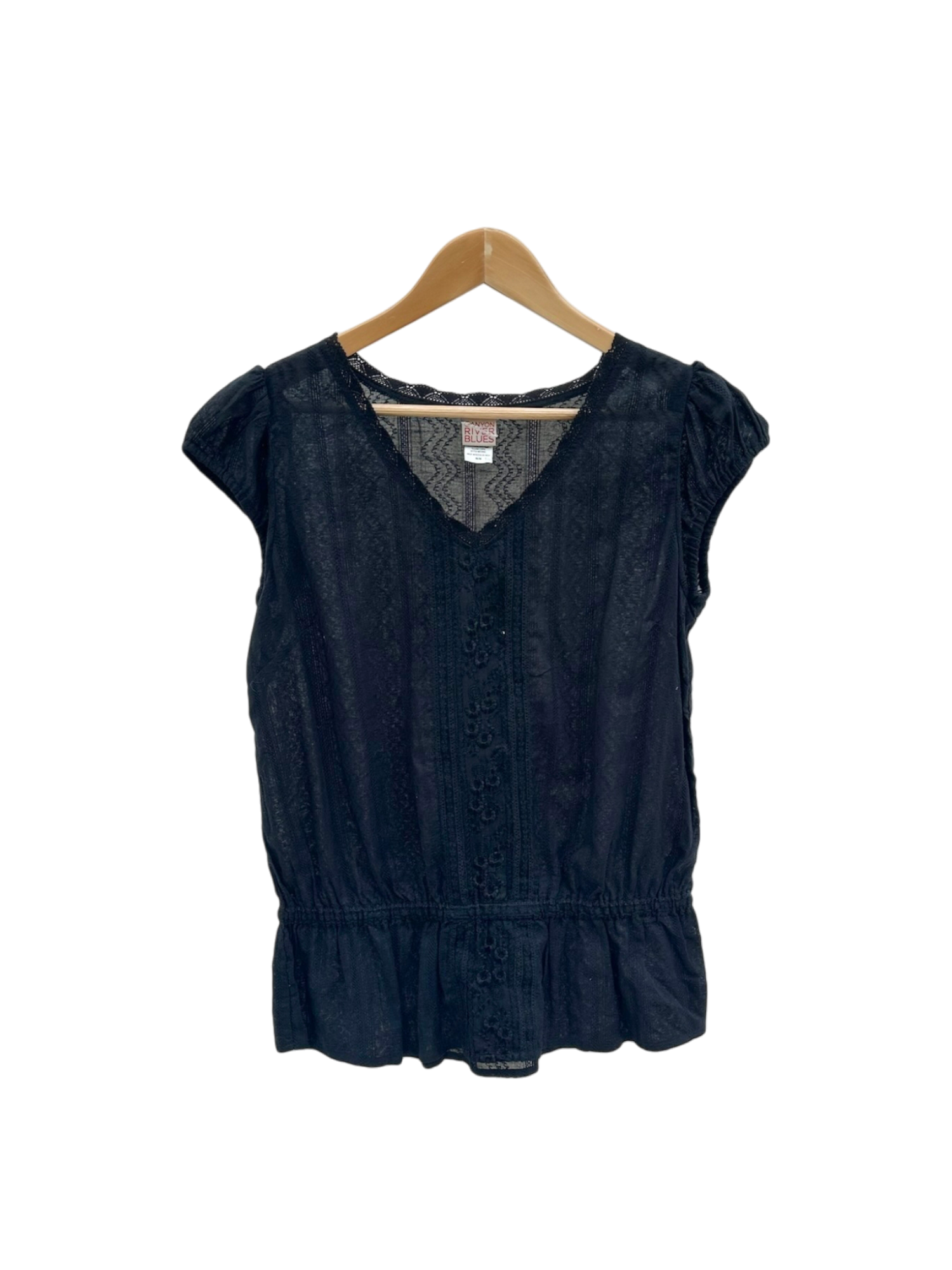 Vintage 90s Cotton Prairie Blouse (M)