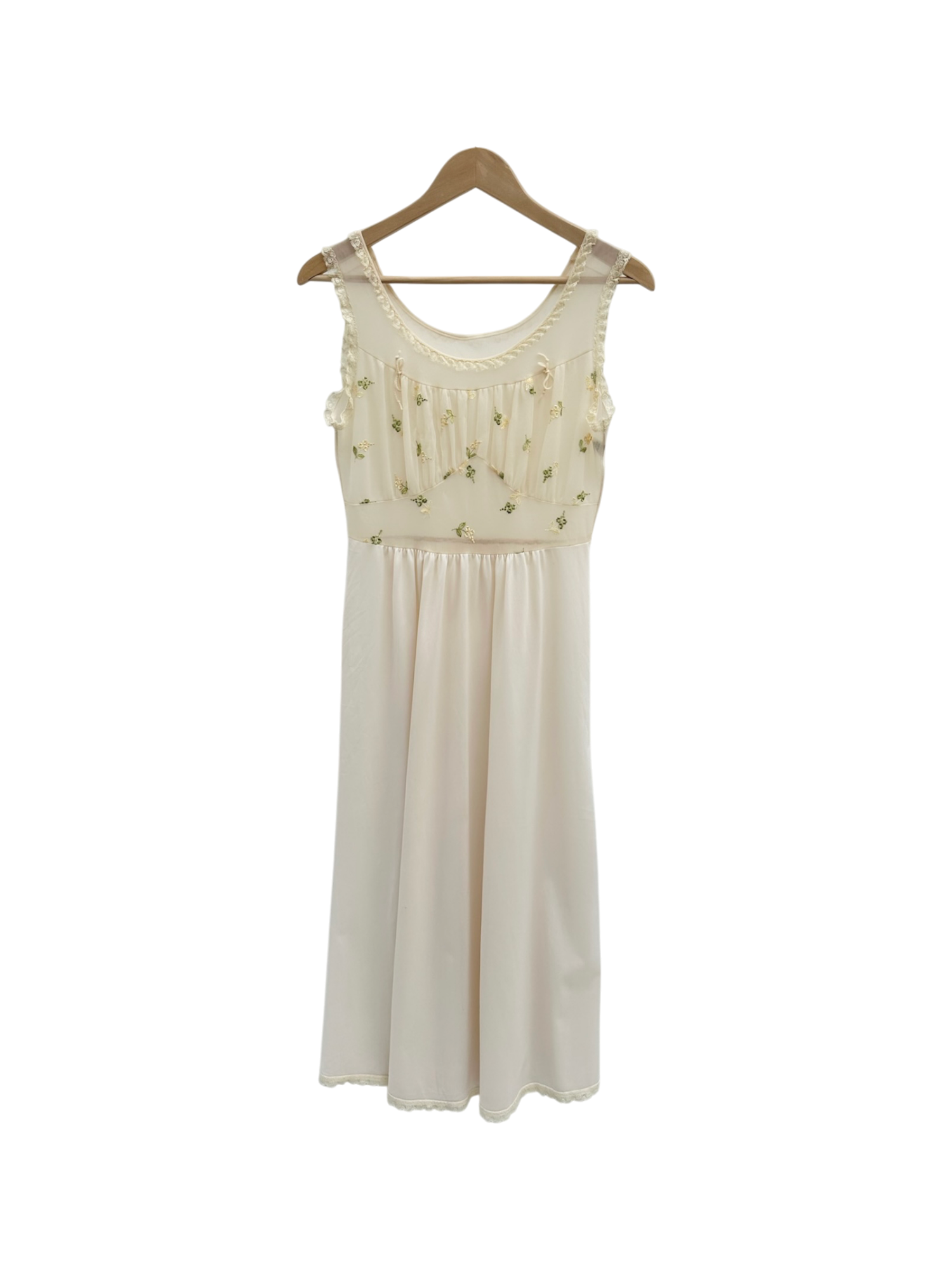 Vintage 90s Dainty Floral Prairie Slip Dress (M)