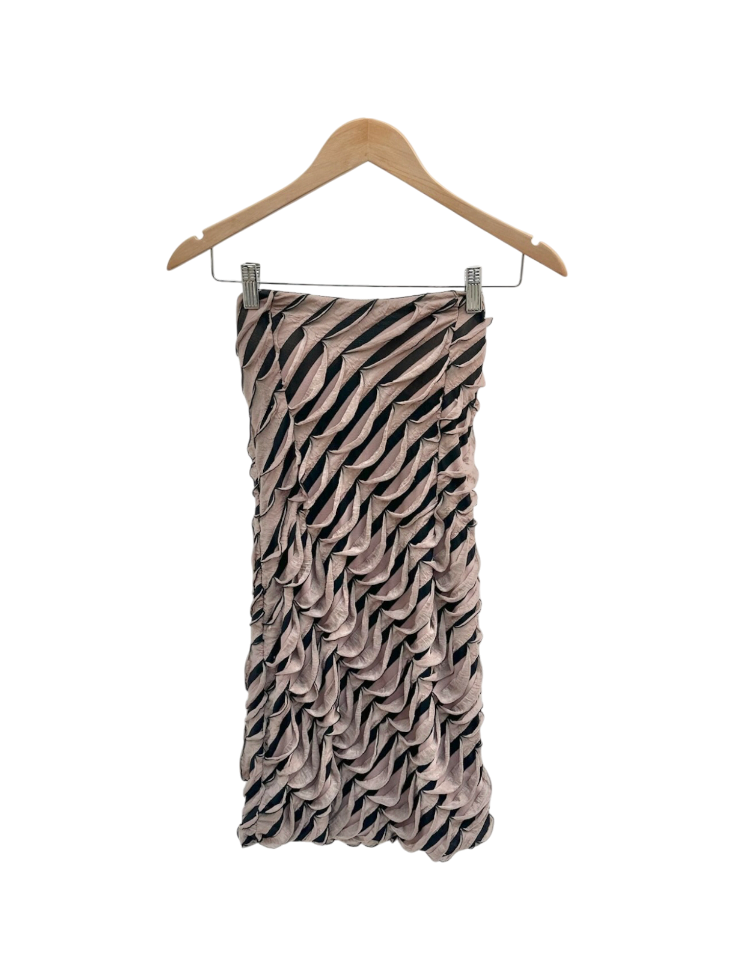 Vintage 90s Groovy Textured Mini Dress (S)