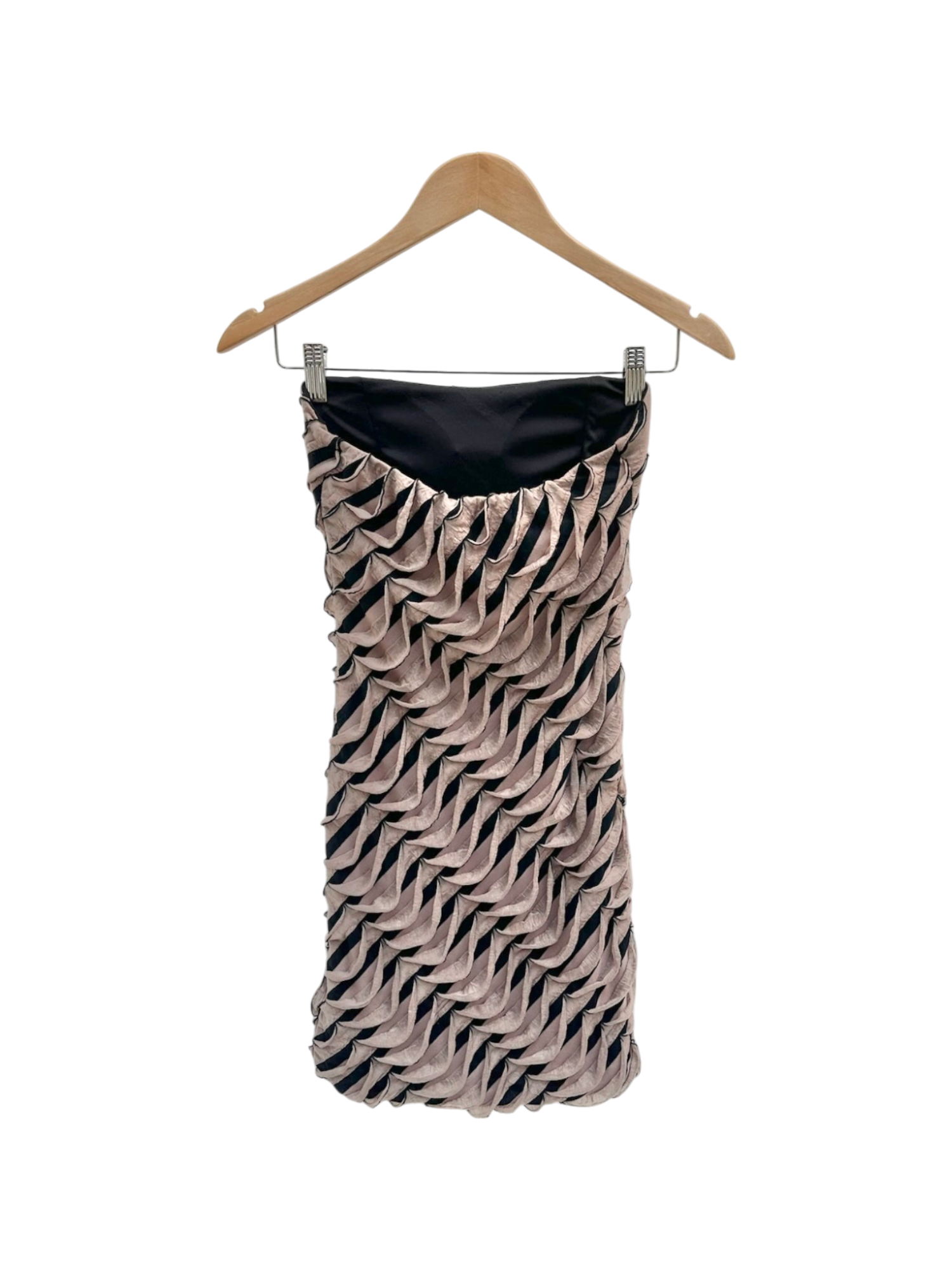 Vintage 90s Groovy Textured Mini Dress (S)