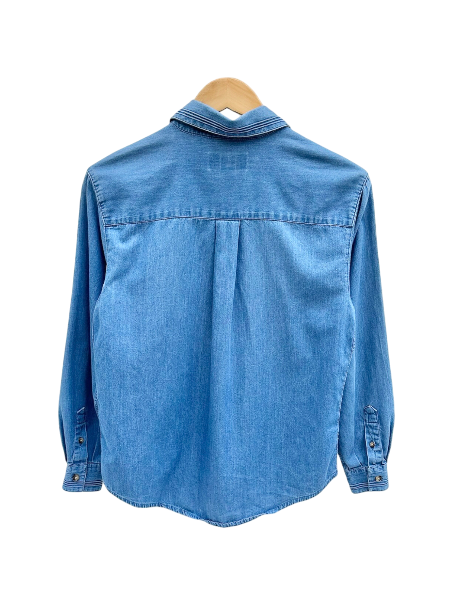 Vintage 90s Classic Cotton Denim Top (S)