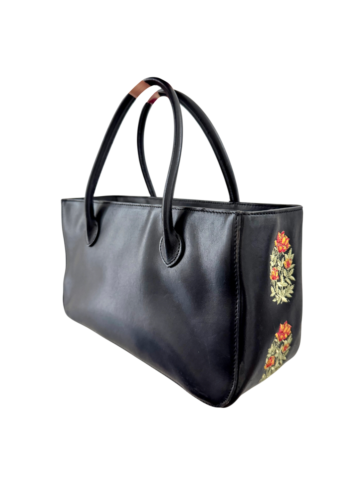Vintage 90s Floral Patterned Shoulder Purse