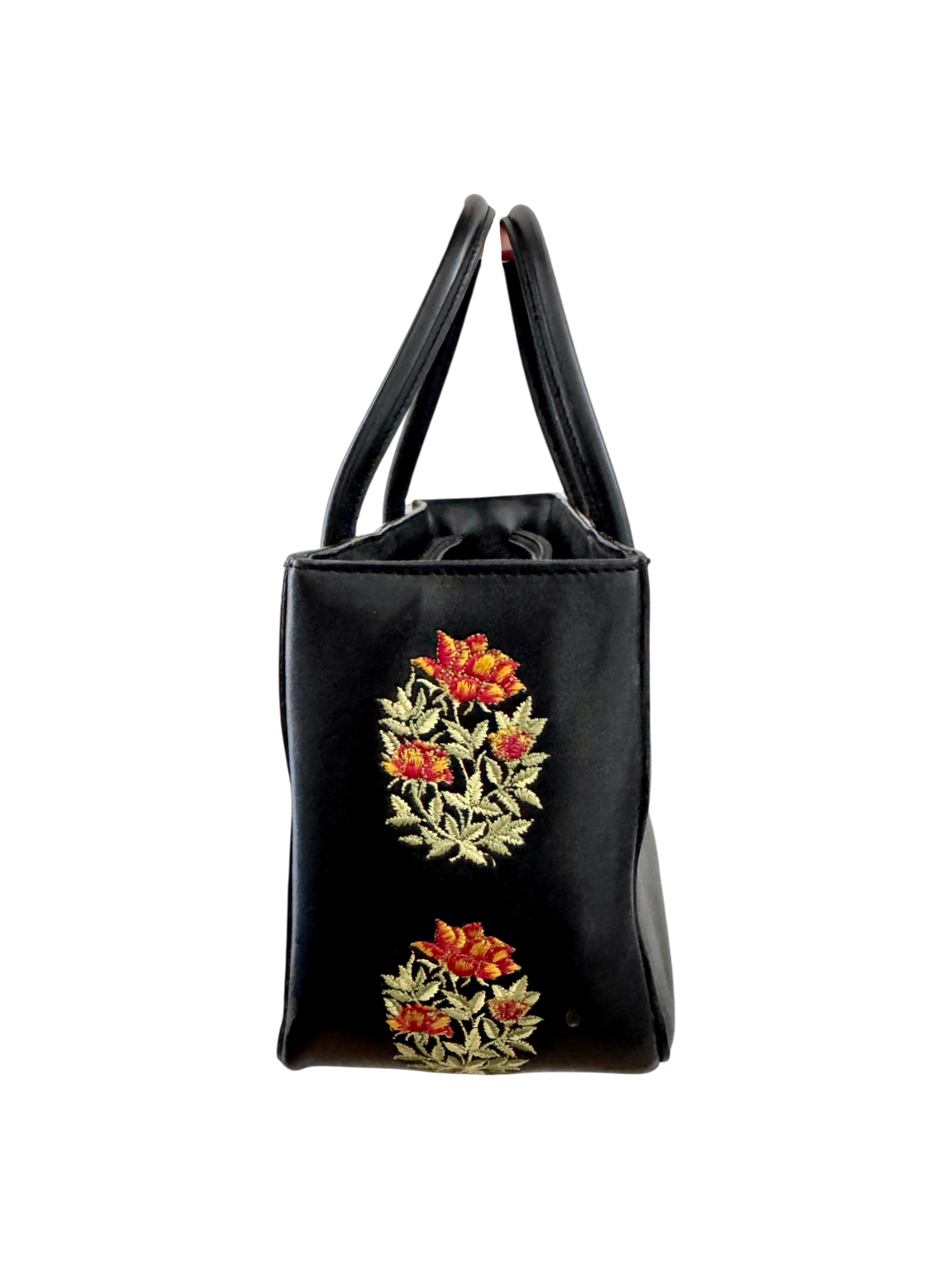 Vintage 90s Floral Patterned Shoulder Purse