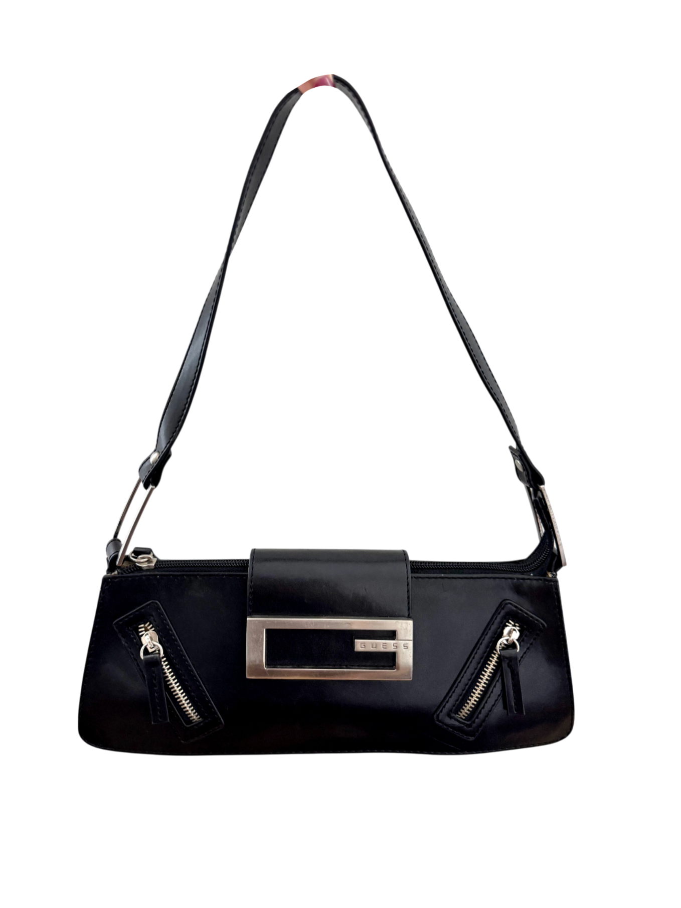 Vintage 90s GUESS Moto Shoulder Purse