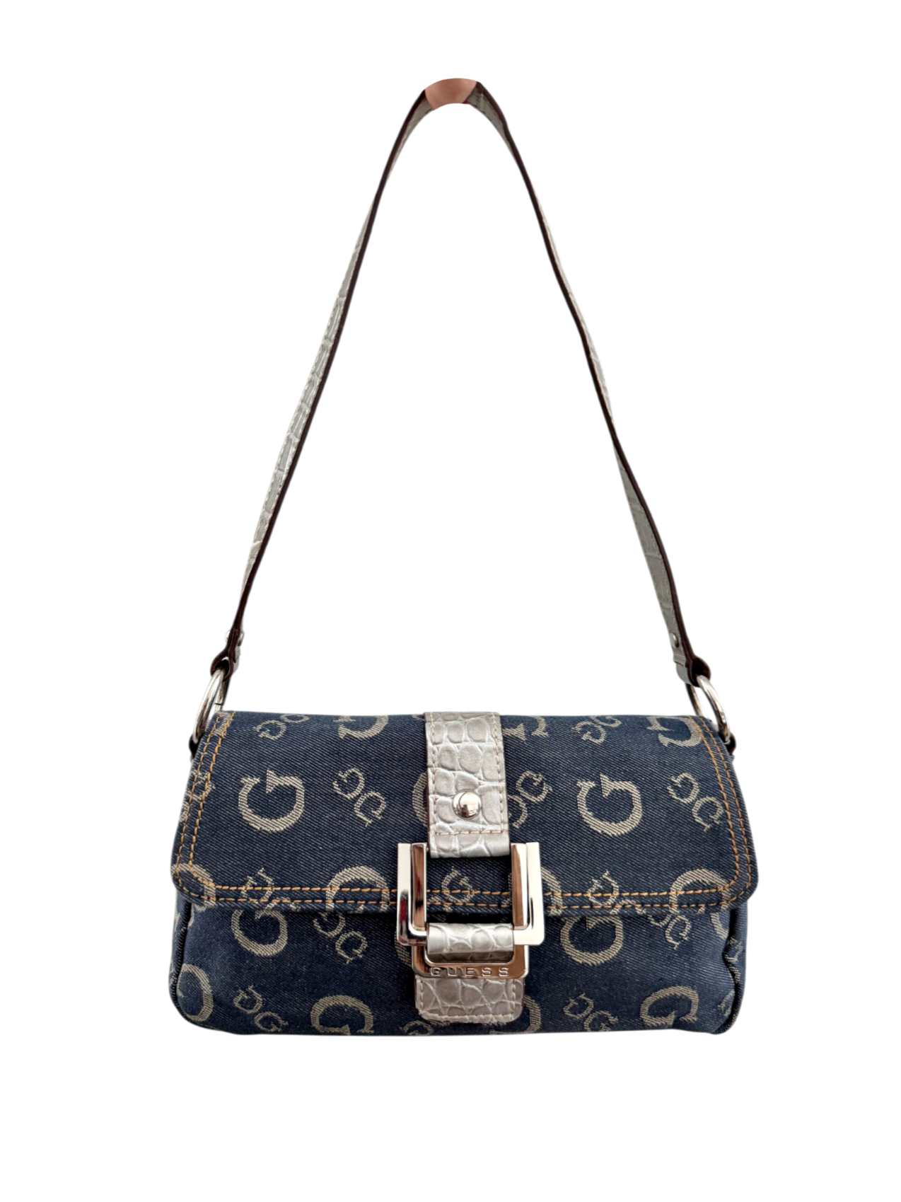Vintage 90s GUESS Monogrammed Purse