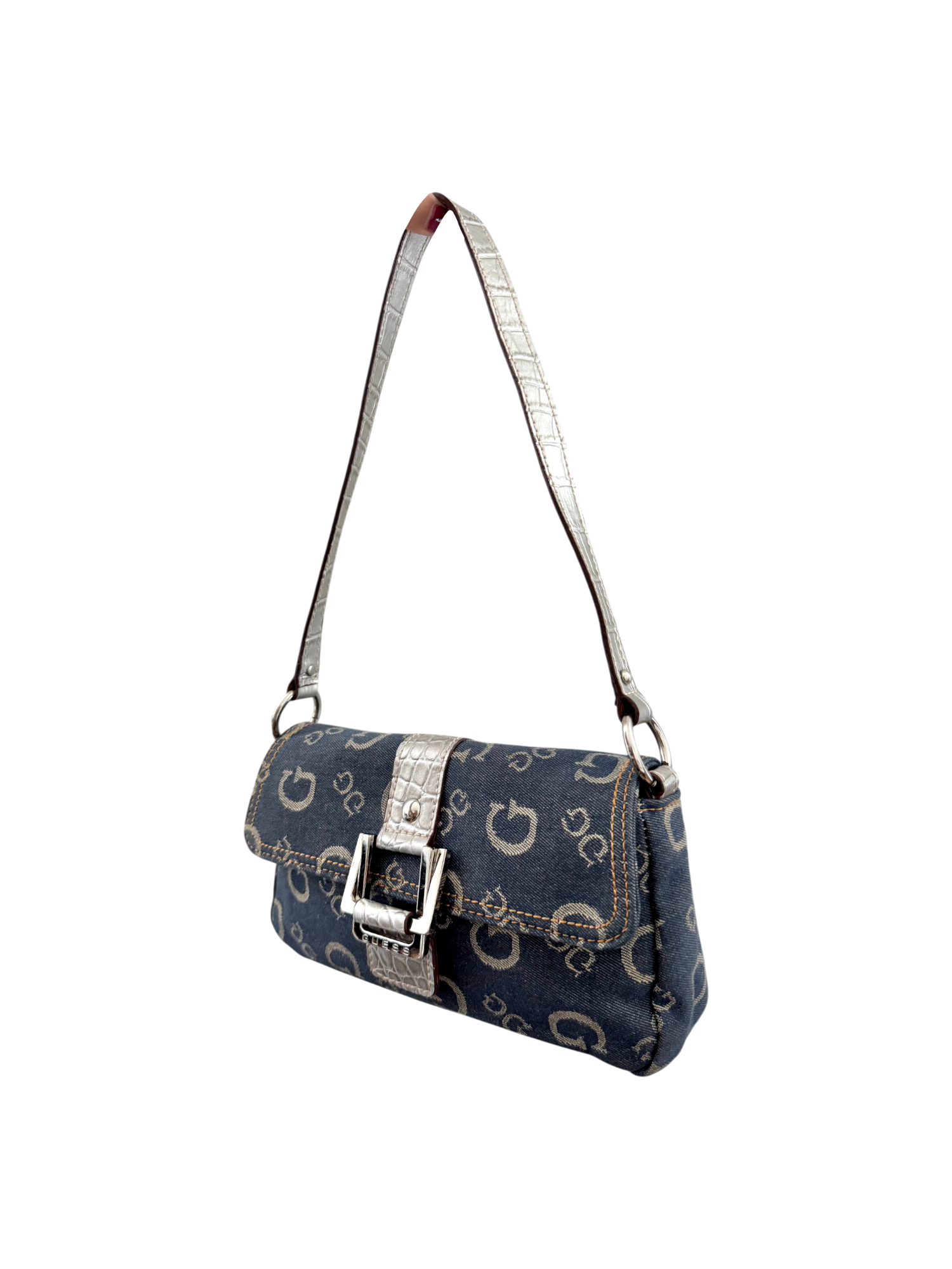 Vintage 90s GUESS Monogrammed Purse