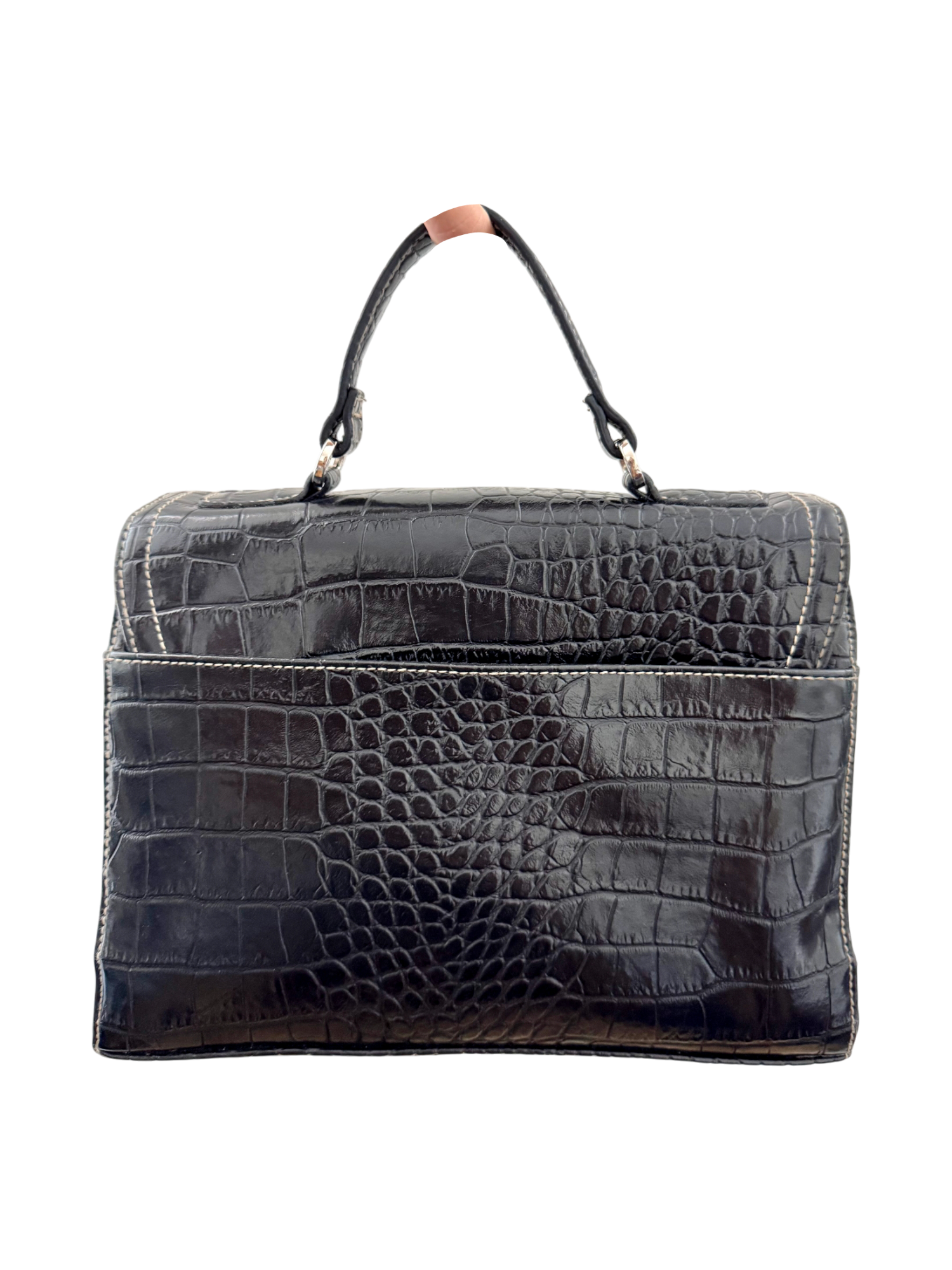 Vintage 90s Textured Messenger Purse