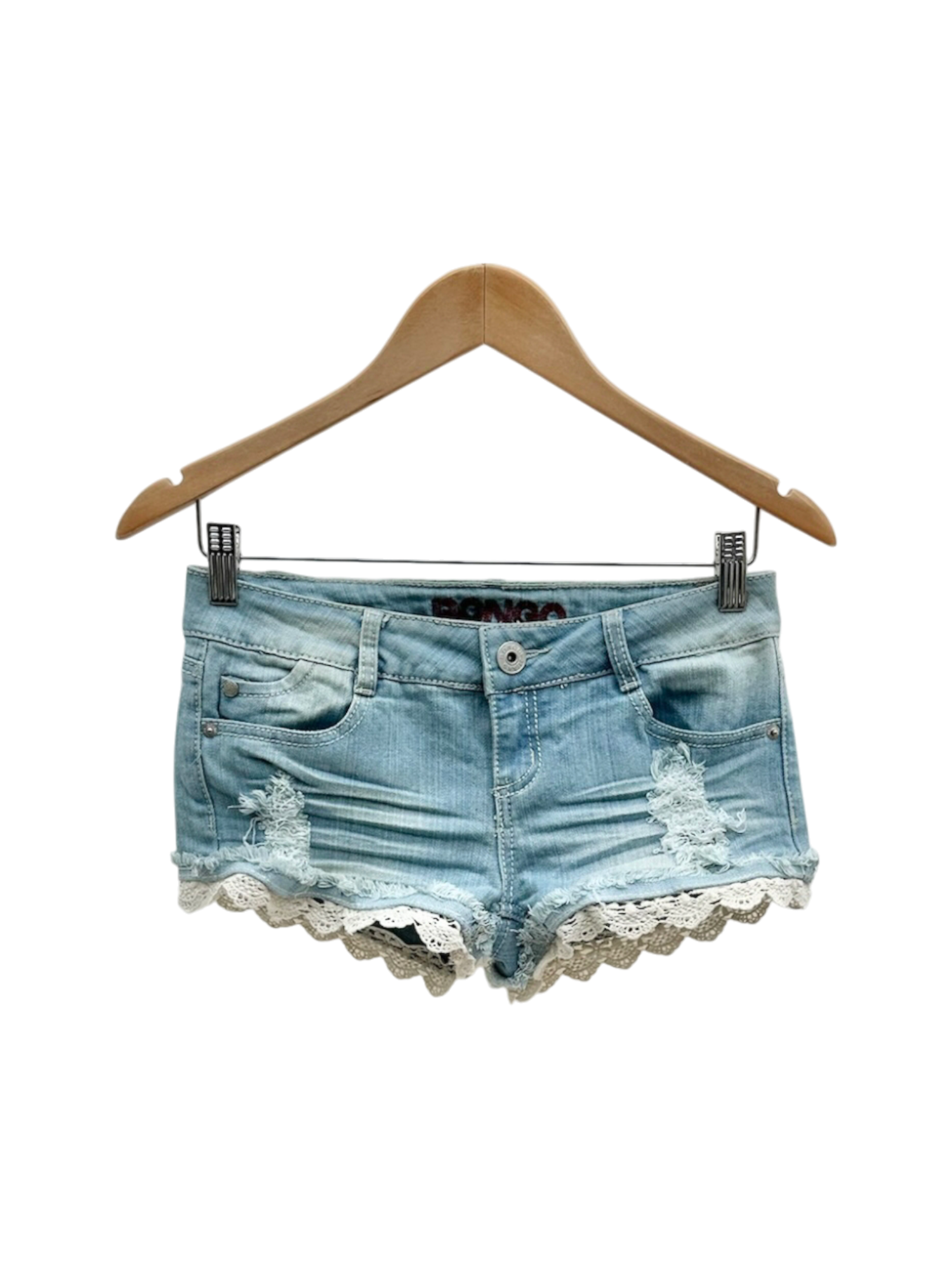Vintage BONGO Lace Shorts (28")