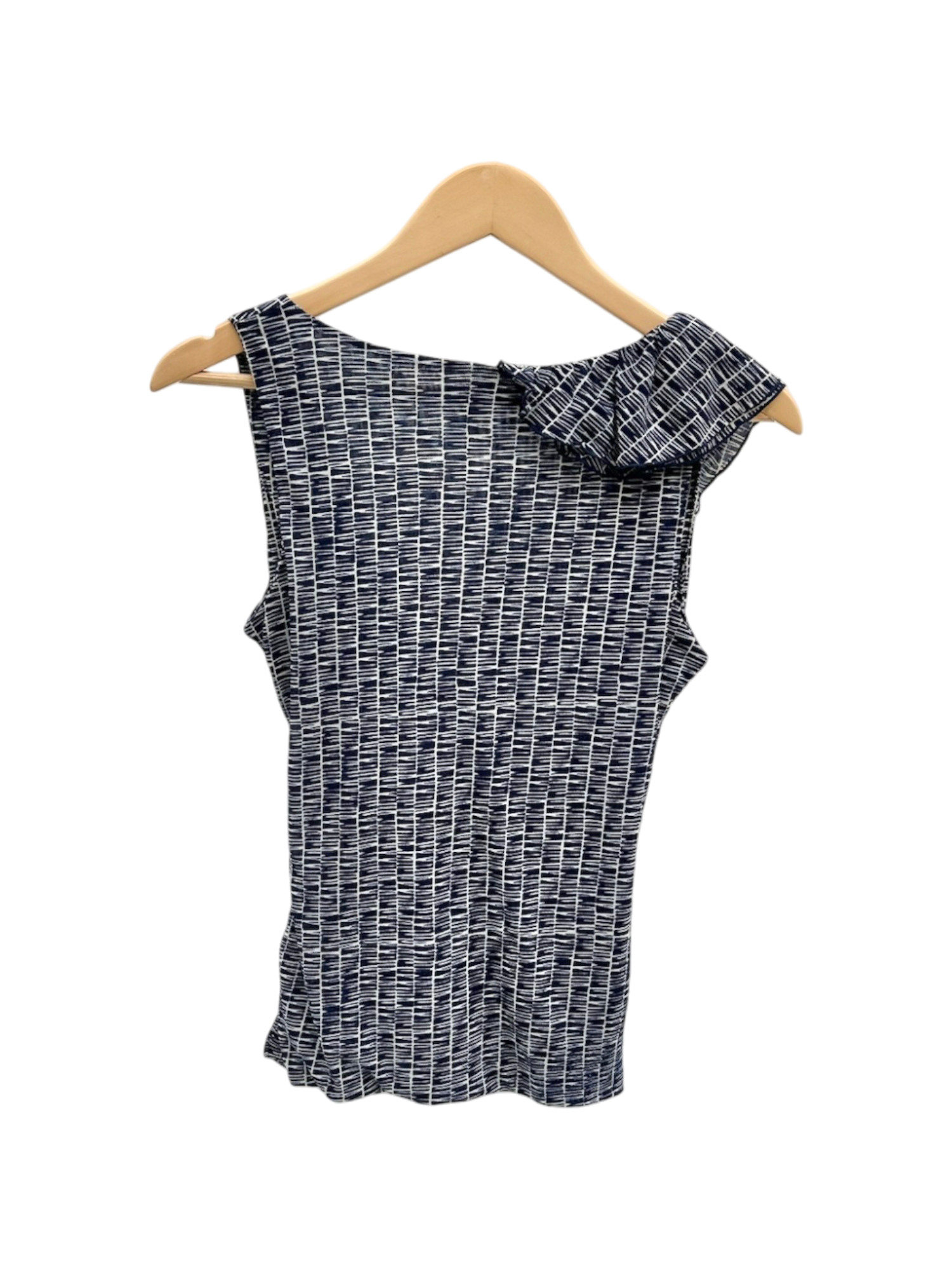 Vintage 90s Ruffled Wrap Knit Top (S)