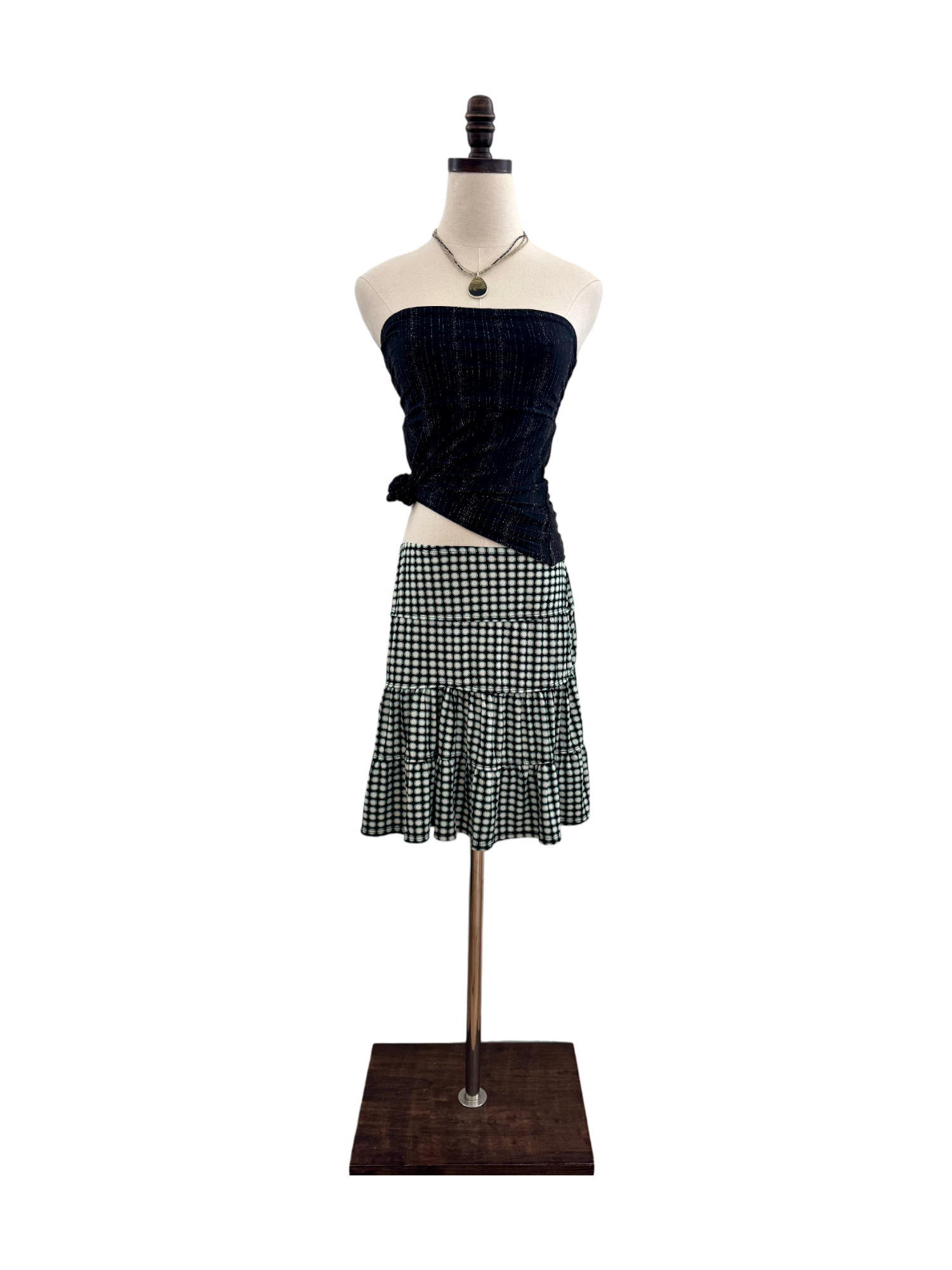 Vintage Y2K Strapless Knit Tube (S/M)