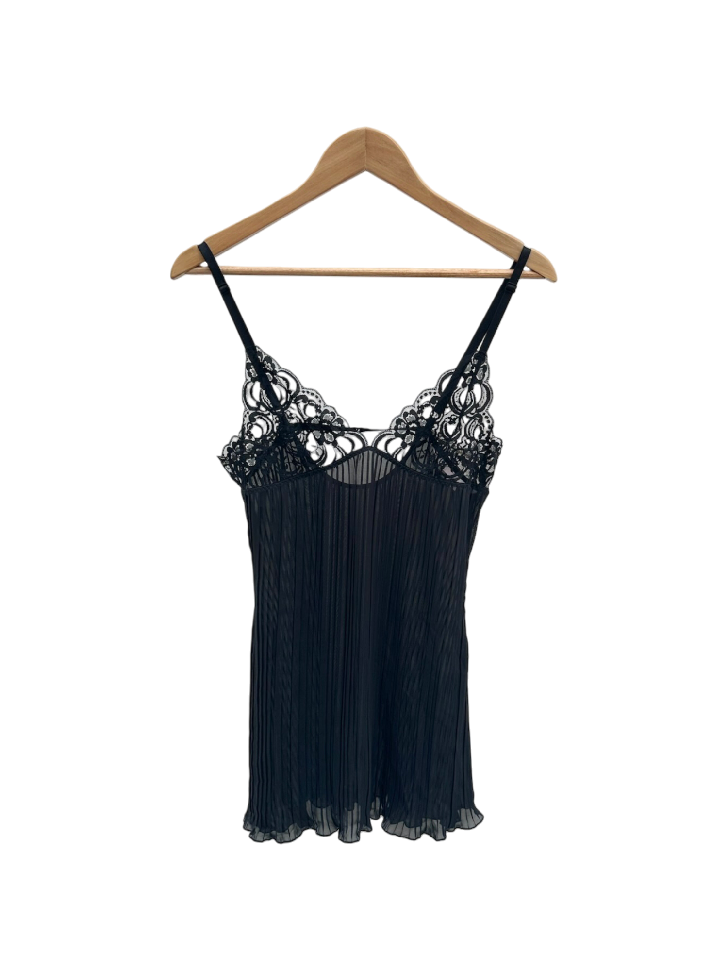 Vintage Y2K Lace Pleated Cami (S)