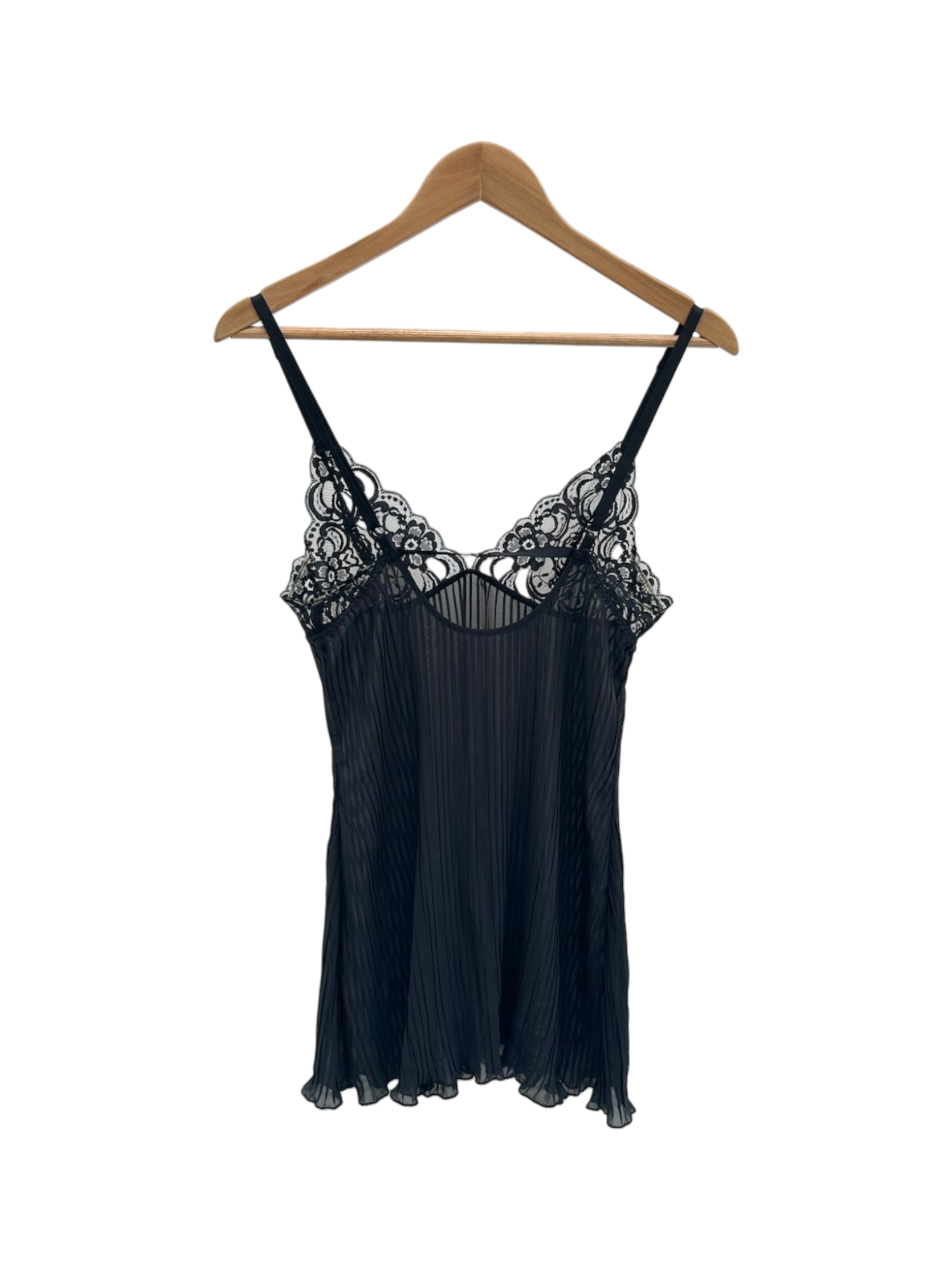 Vintage Y2K Lace Pleated Cami (S)