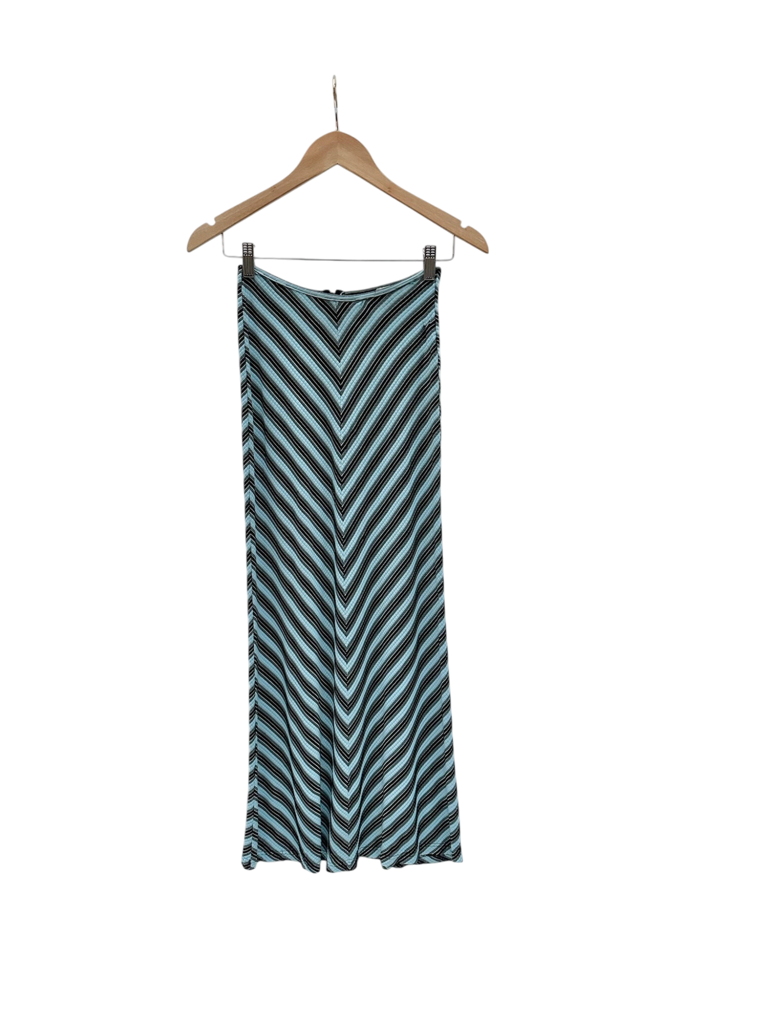 Vintage 90s Zig Zag Midi Skirt  (XS)