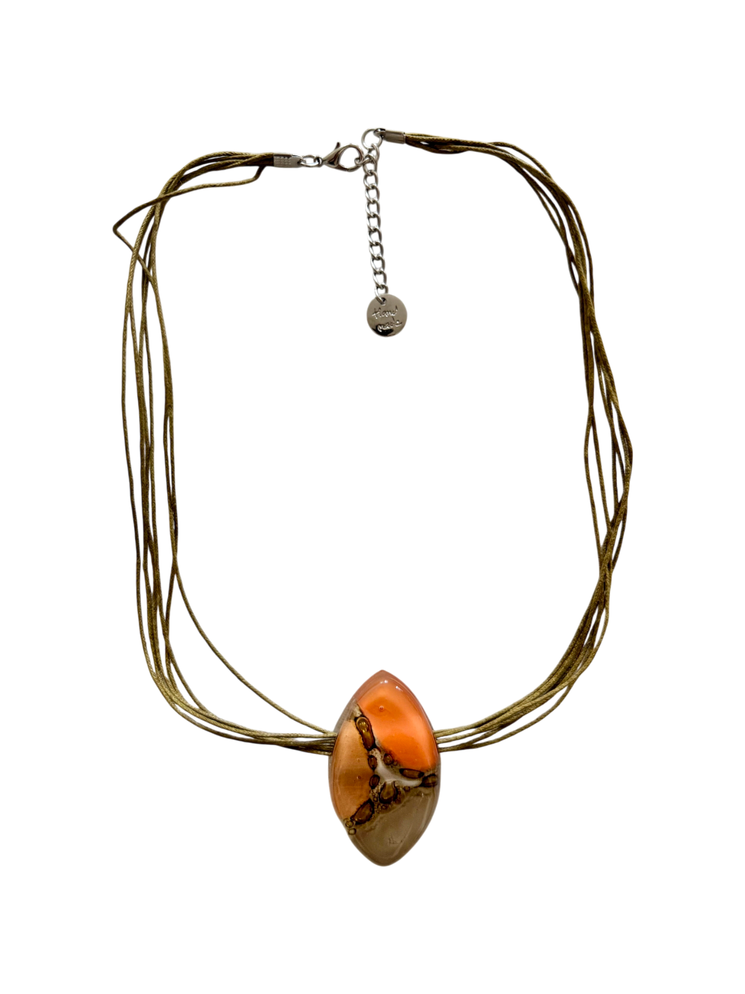 Sage & Topaz Cord Necklace