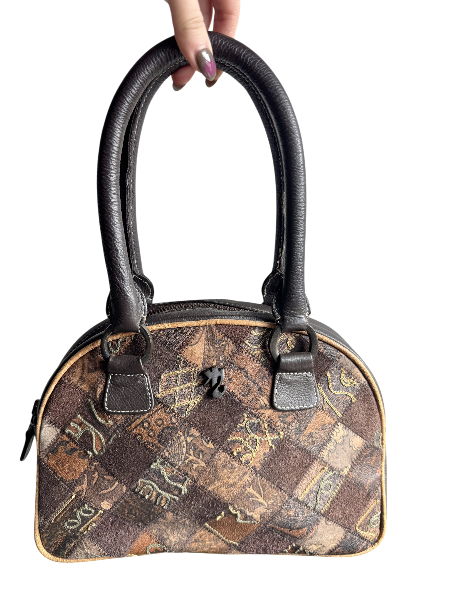 Vintage 90s Patchwork Style Purse