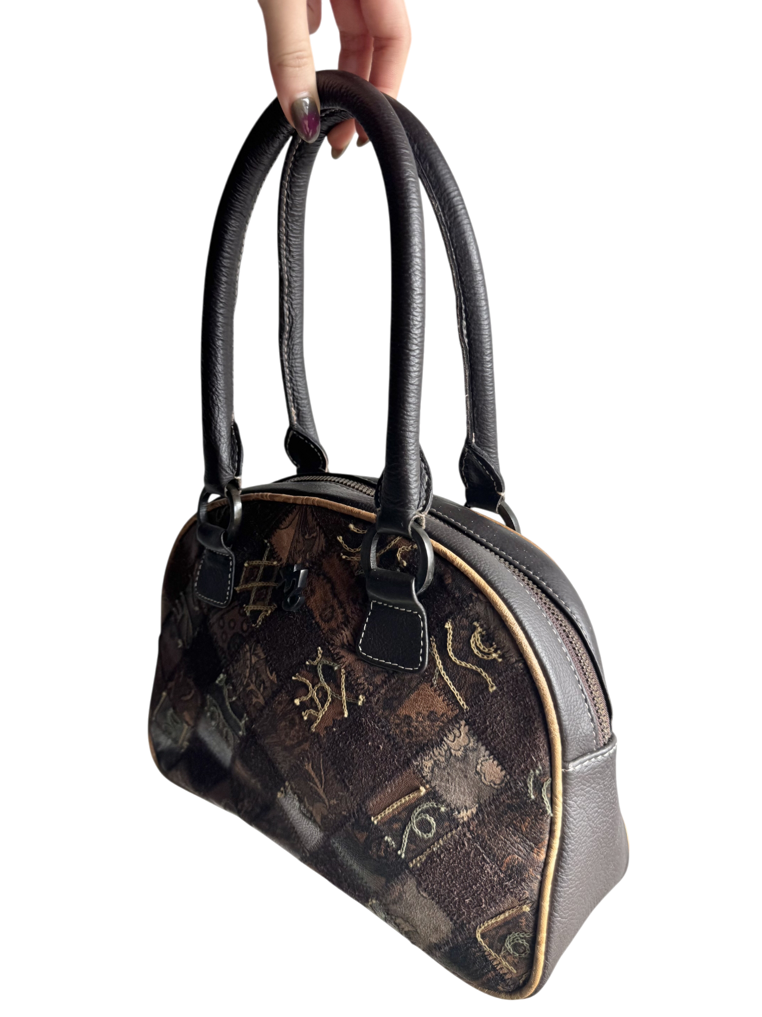 Vintage 90s Patchwork Style Purse