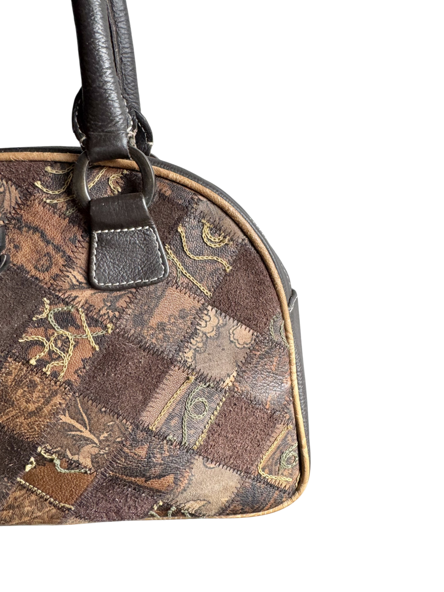 Vintage 90s Patchwork Style Purse