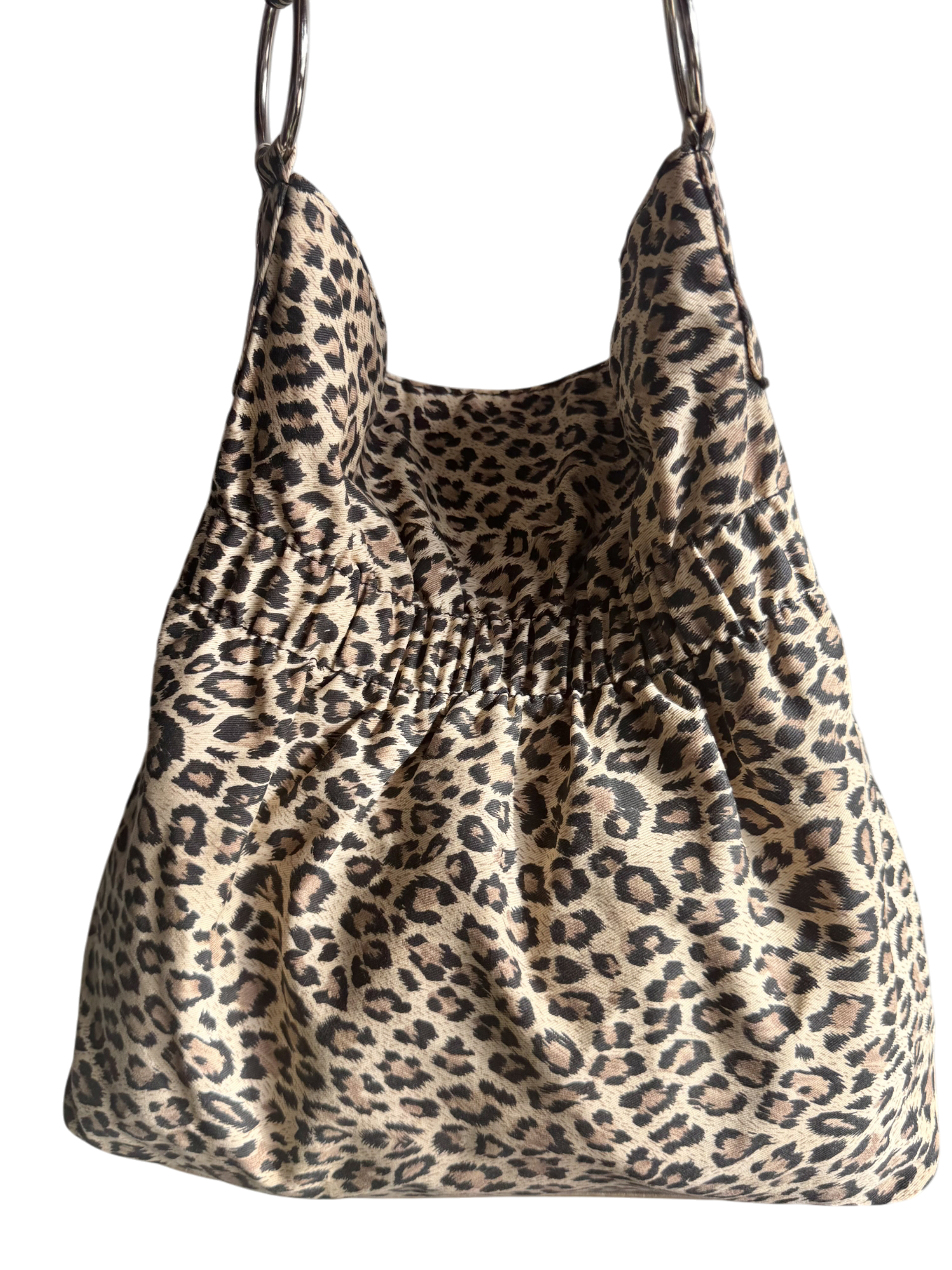 Vintage Y2K Groovy Cheetah Tote Purse