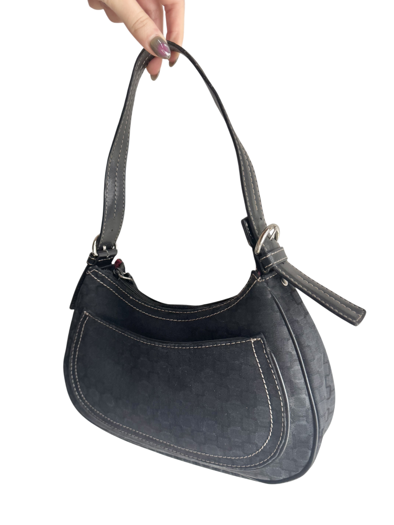 Vintage 90s Geometric Shoulder Purse