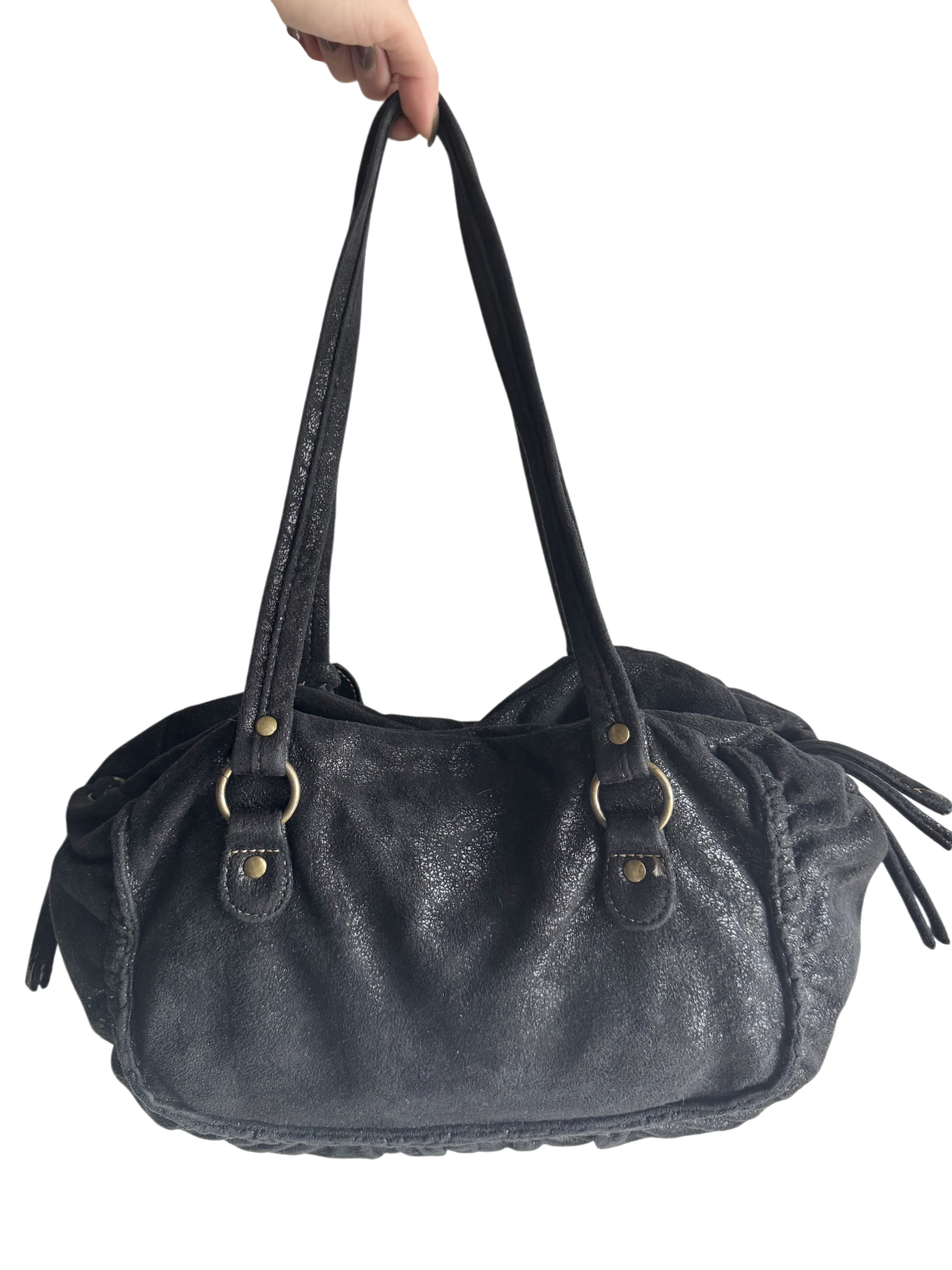 Vintage Y2K Floral Felt Purse